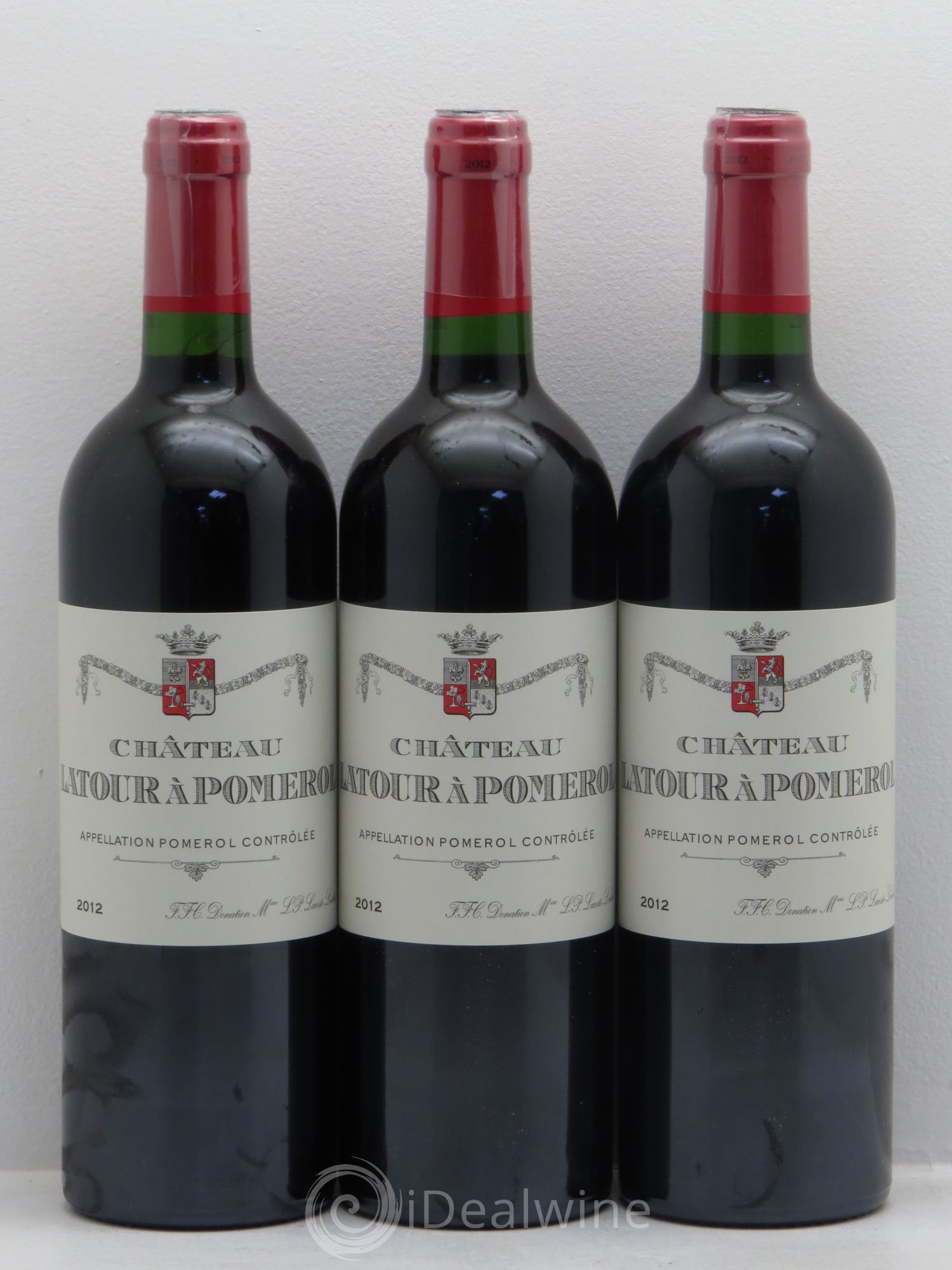 Château Latour à Pomerol 2012 - Lot de 3 bouteilles - 0