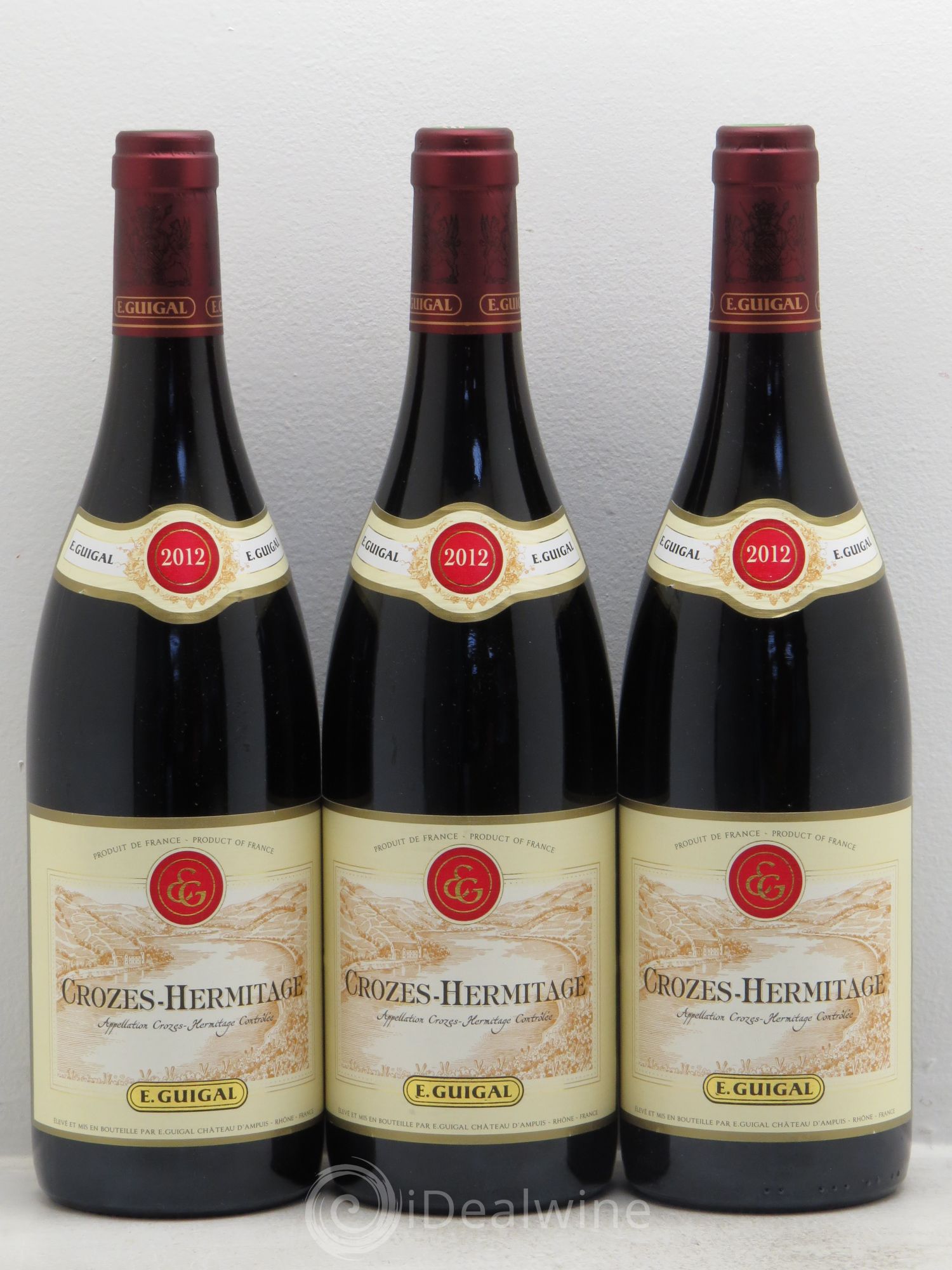 Crozes-Hermitage Guigal 2012 - Lot de 3 bouteilles - 0