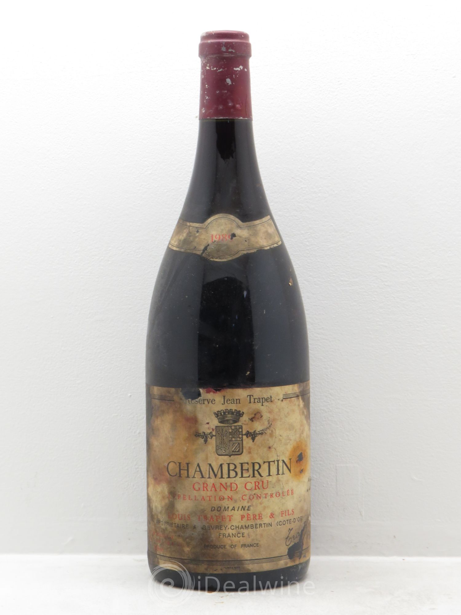 Chambertin Grand Cru Domaine Trapet 1989 - Lot de 1 magnum - 0