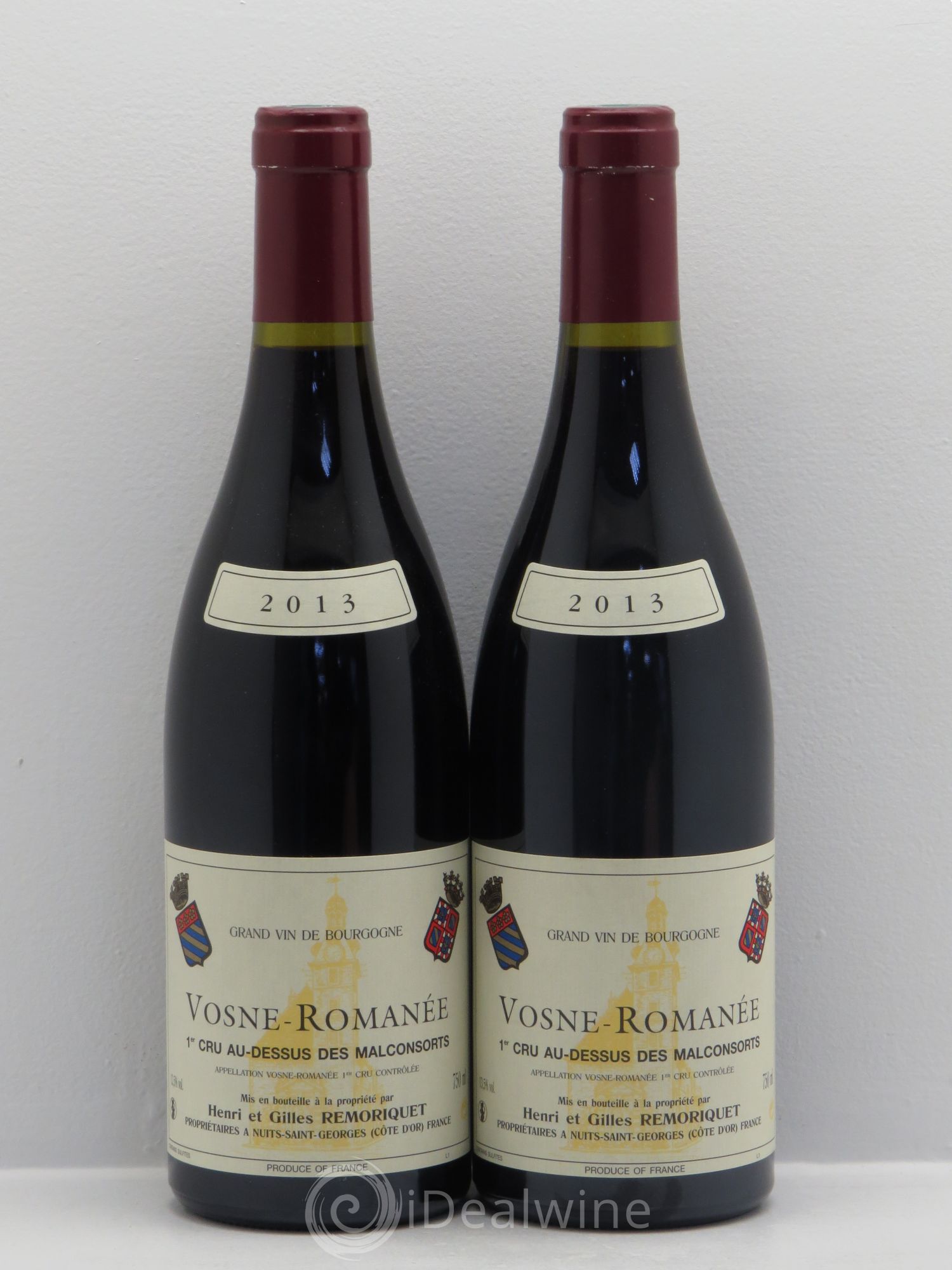 Vosne-Romanée 1er Cru Au Dessus des Malconsorts - Domaine Remoriquet 2013 - Posten von 2 Flaschen - 0