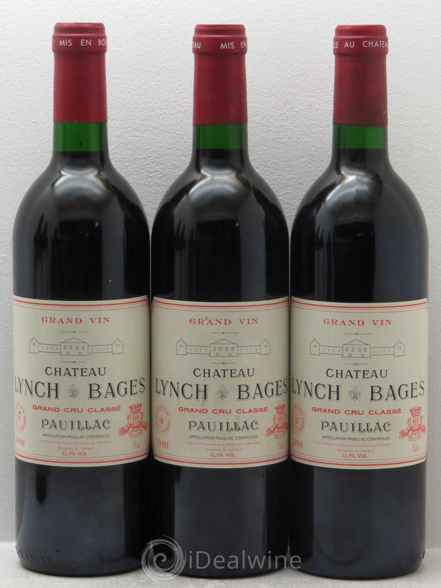 Château Lynch Bages 5ème Grand Cru Classé 1990 - Lot de 6 bouteilles - 2