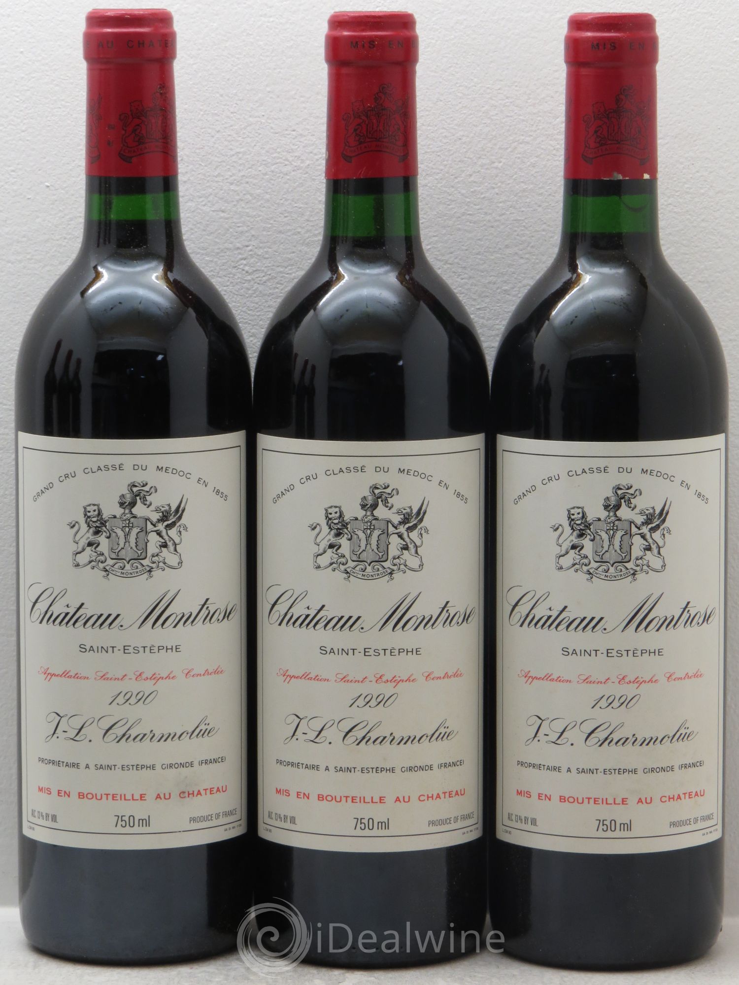 Château Montrose 2ème Grand Cru Classé 1990 - Lot de 12 bouteilles - 3
