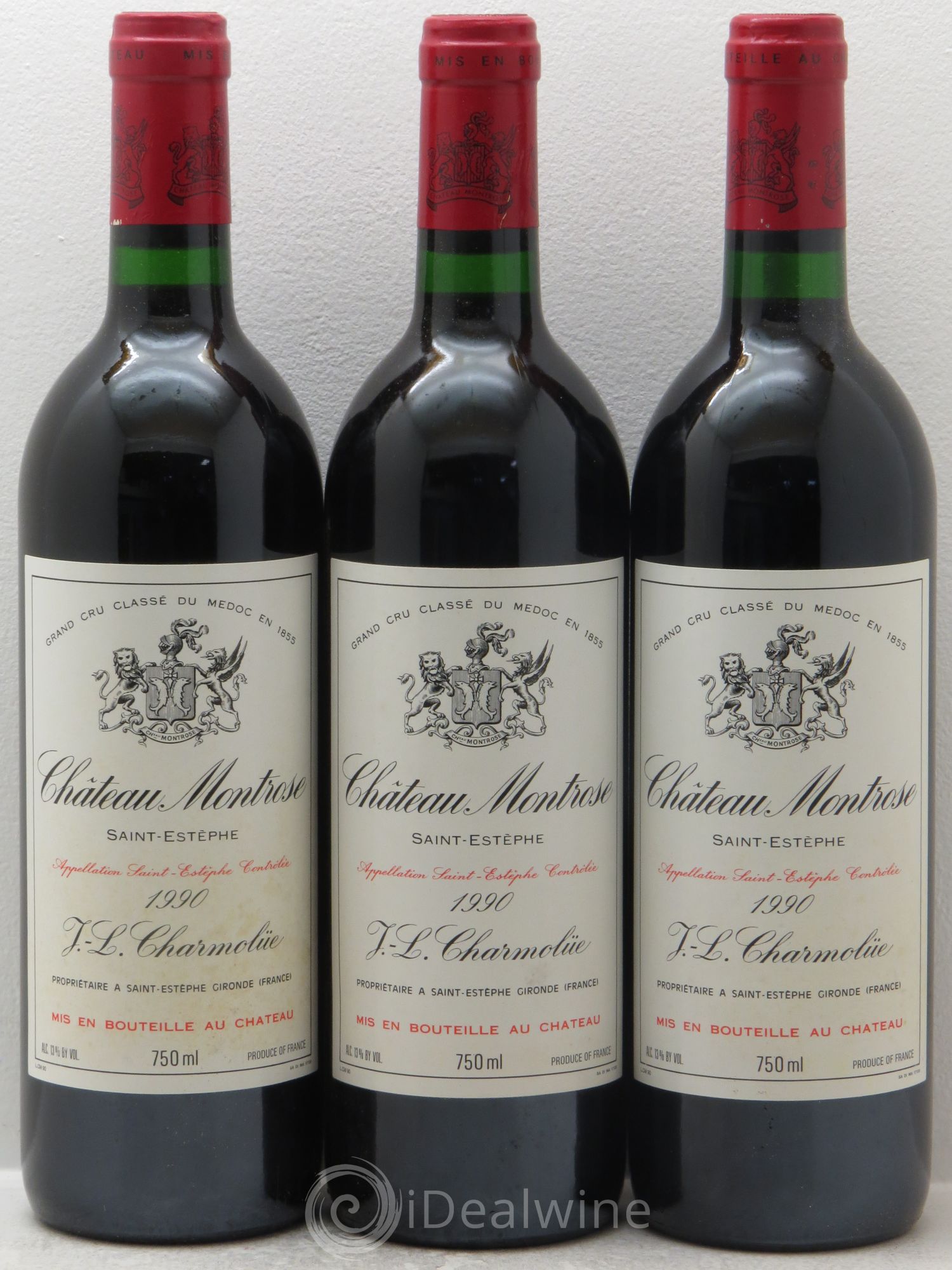 Château Montrose 2ème Grand Cru Classé 1990 - Lot de 12 bouteilles - 4