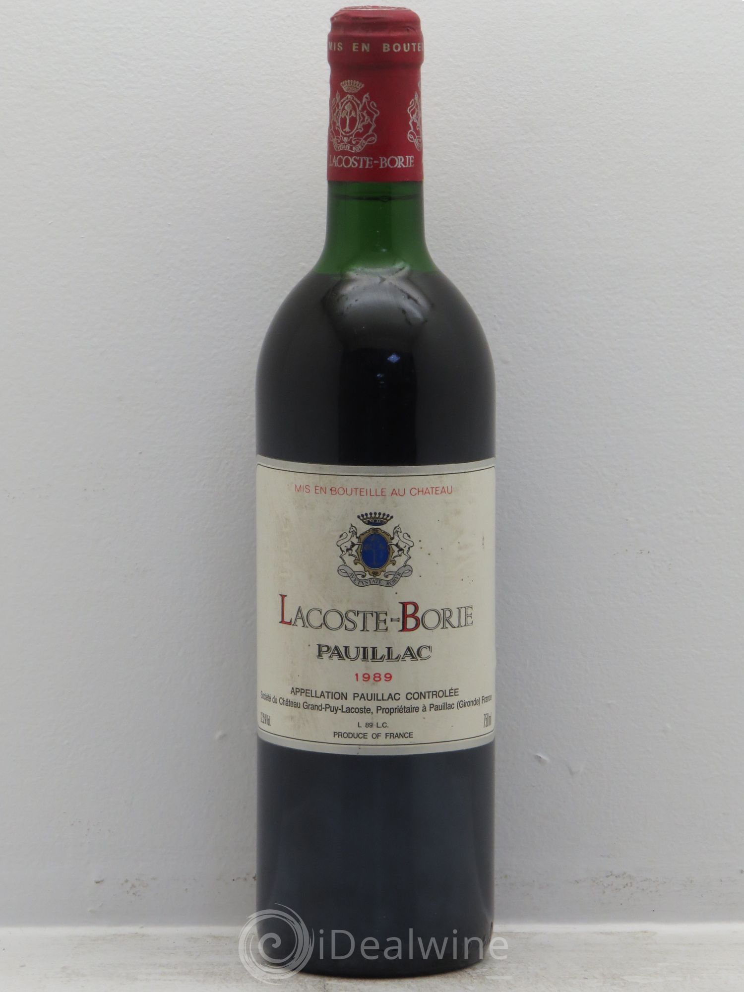 Lacoste Borie 1989 - Lot de 1 bouteille - 0