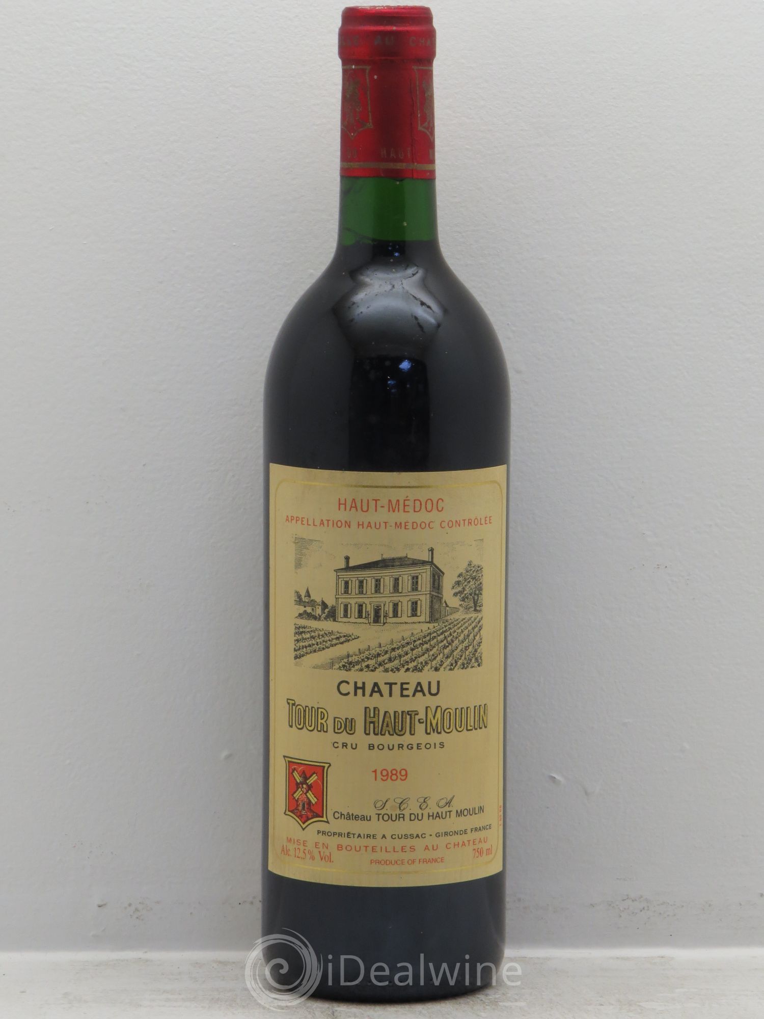 Château Tour du Haut Moulin Cru Bourgeois 1989 - Lot de 1 bouteille - 0