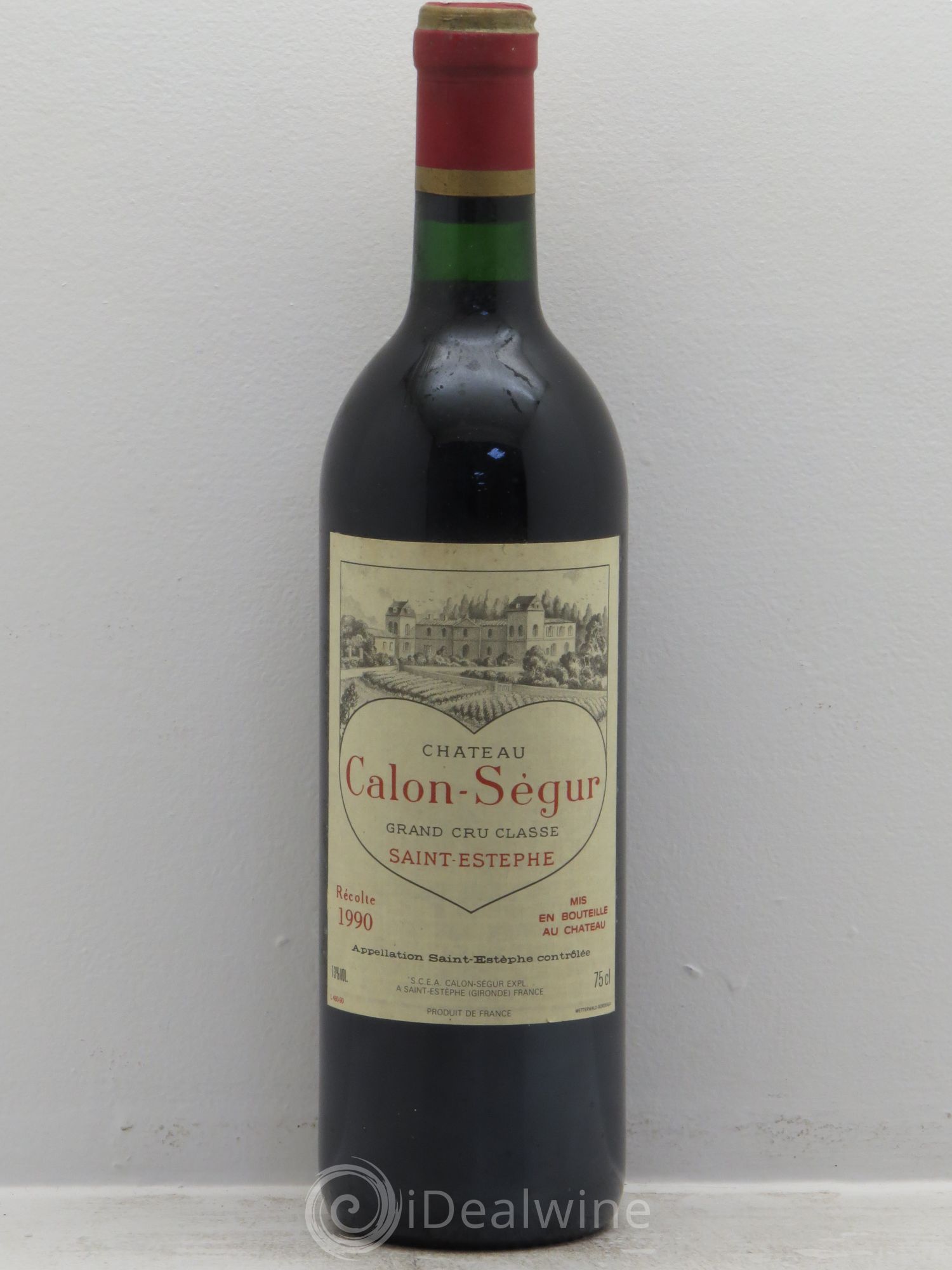 Château Calon Ségur 3ème Grand Cru Classé 1990 - Lot de 1 bouteille - 0