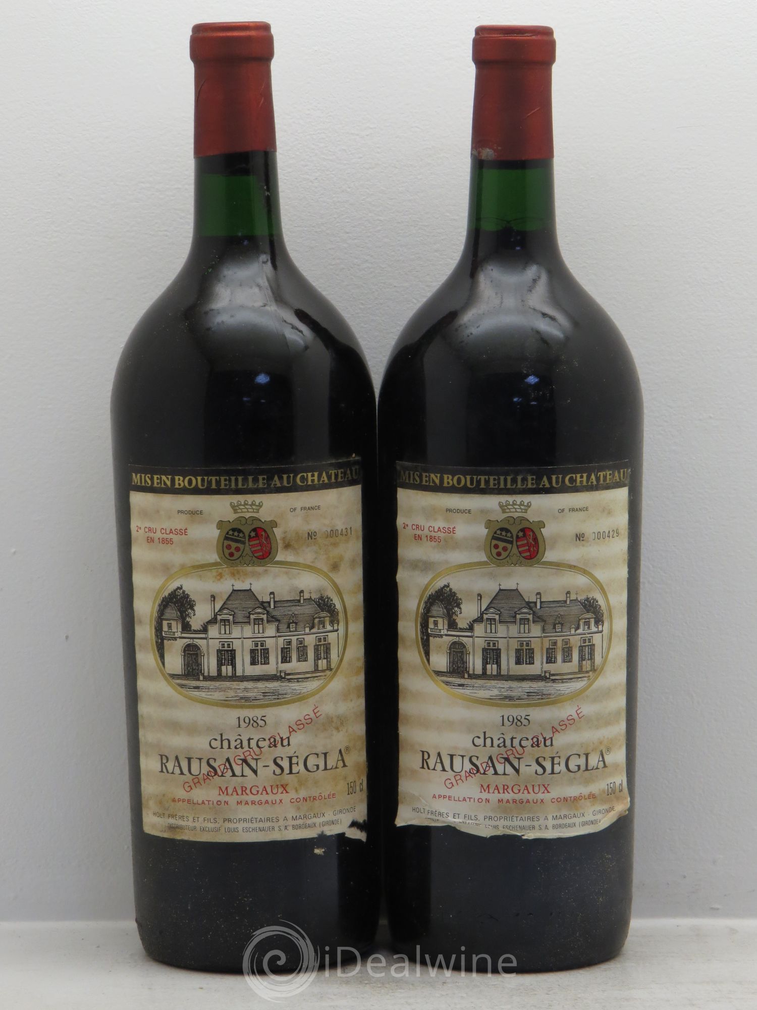 Château Rauzan Ségla Grand Cru Classé 1985 - Lot de 2 magnums - 0