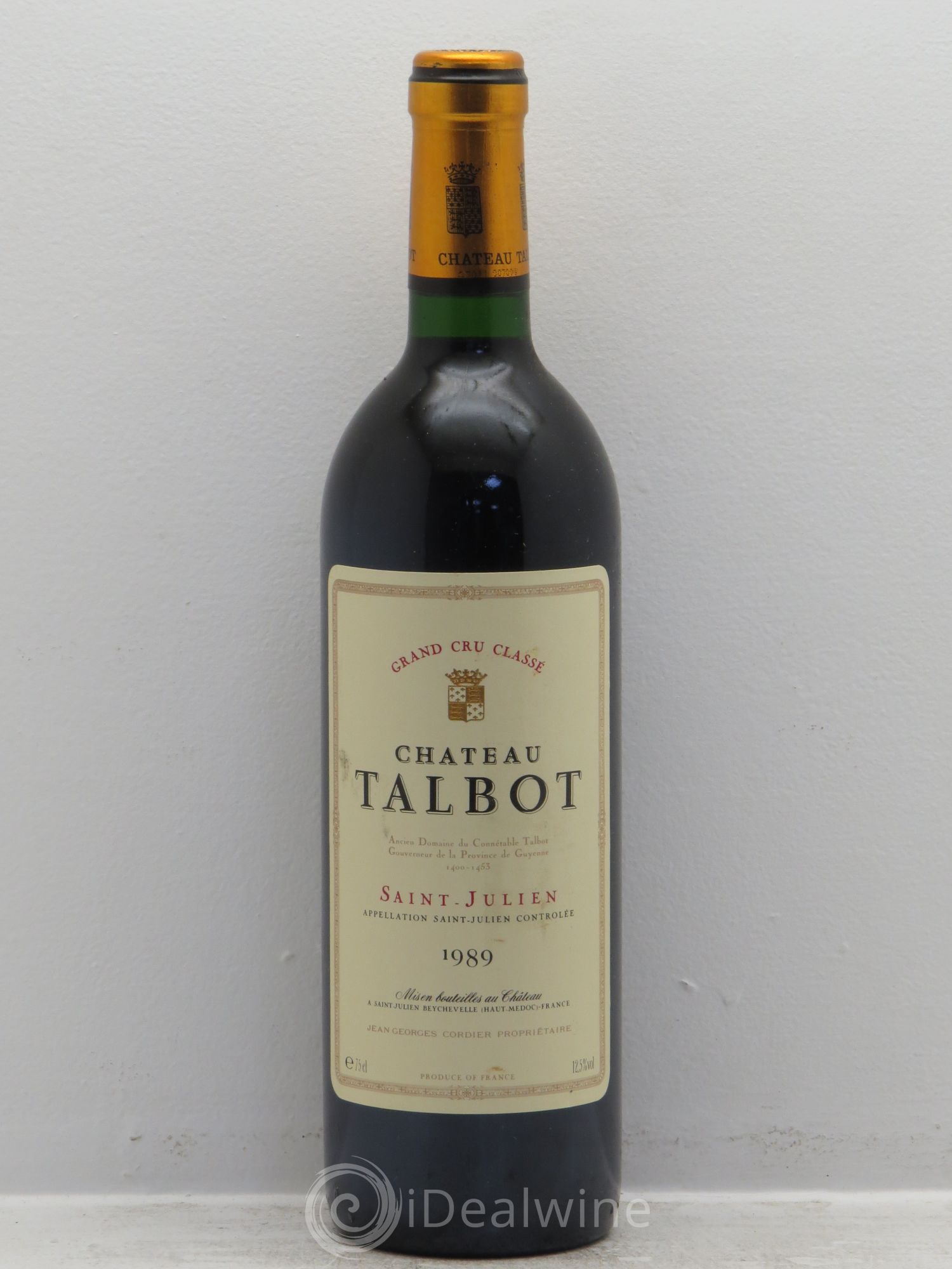 Château Talbot 4ème Grand Cru Classé 1989 - Lot de 6 bouteilles - 0