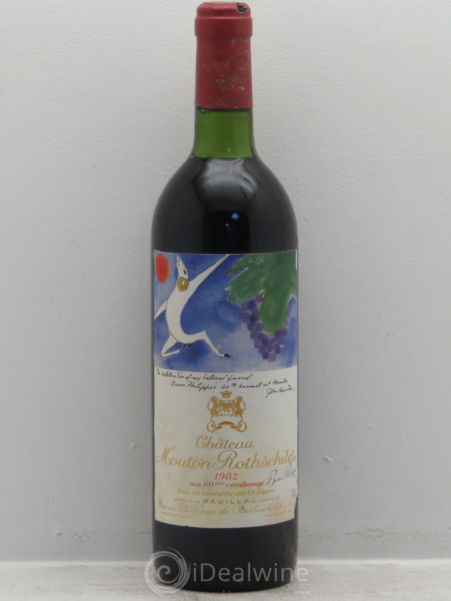 Château Mouton Rothschild 1er Grand Cru Classé 1982 - Lot de 1 bouteille - 0