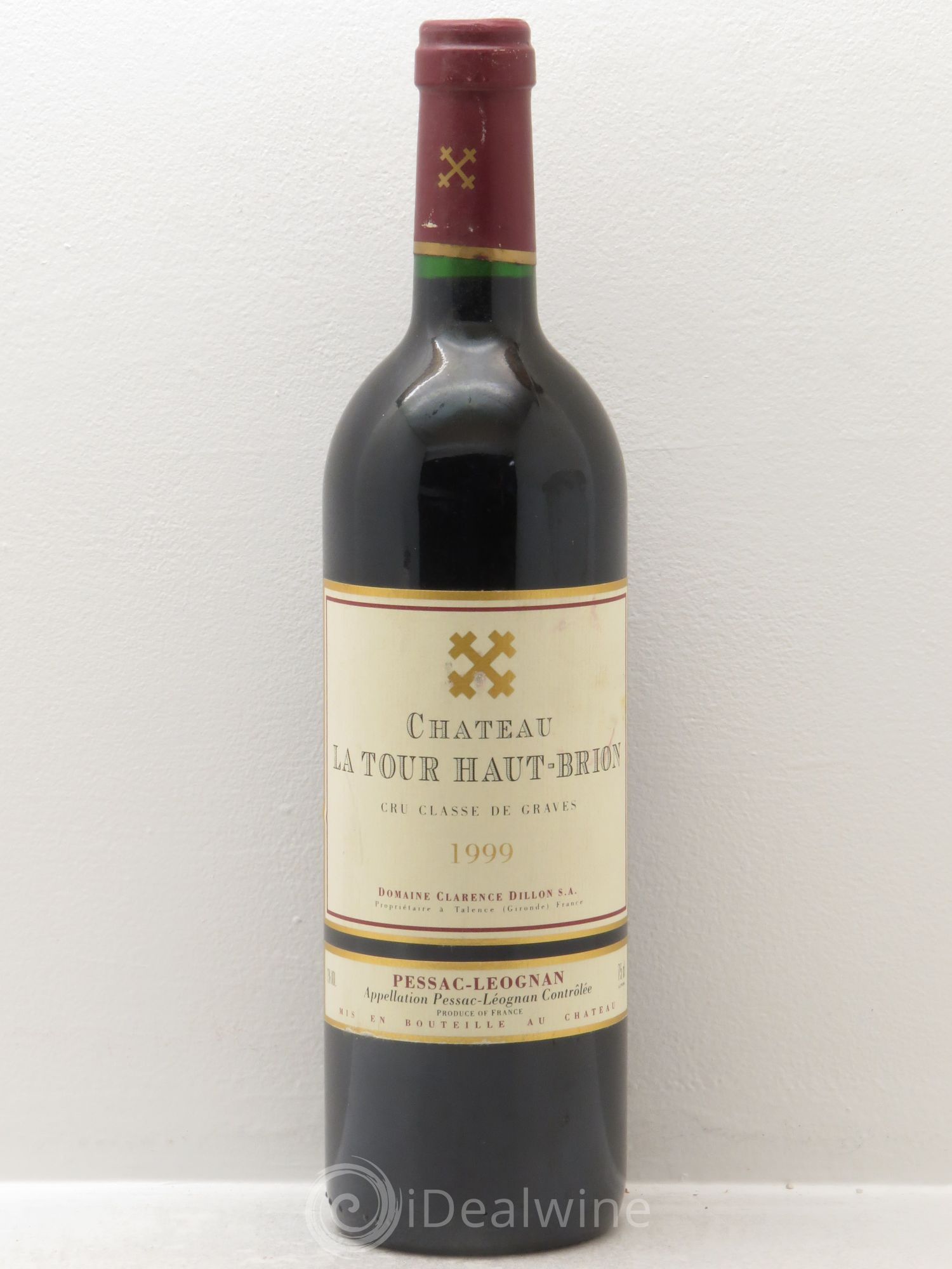 Château la Tour Haut-Brion Cru Classé de Graves 1999 - Lot de 1 bouteille - 0
