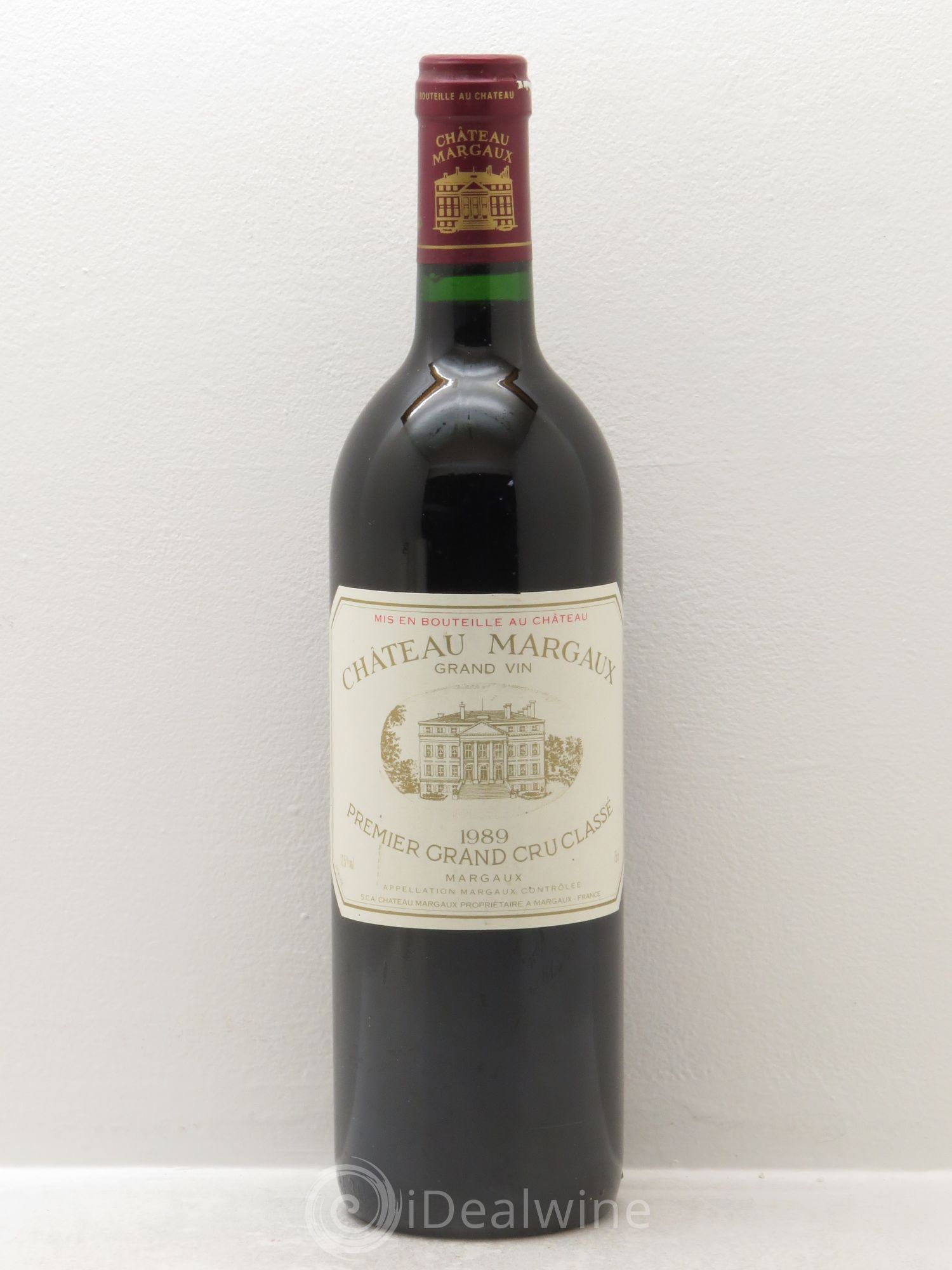 Château Margaux 1er Grand Cru Classé 1989 - Lot de 1 bouteille - 0
