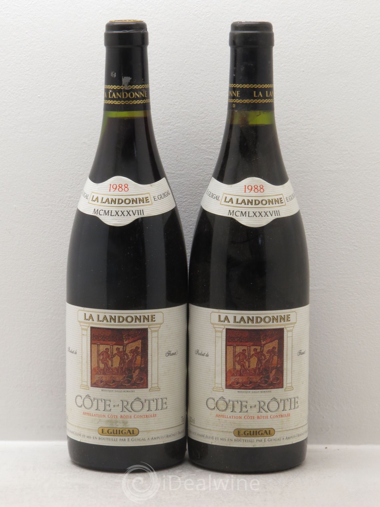 Côte-Rôtie La Landonne Guigal 1988 - Lot de 2 bouteilles - 0