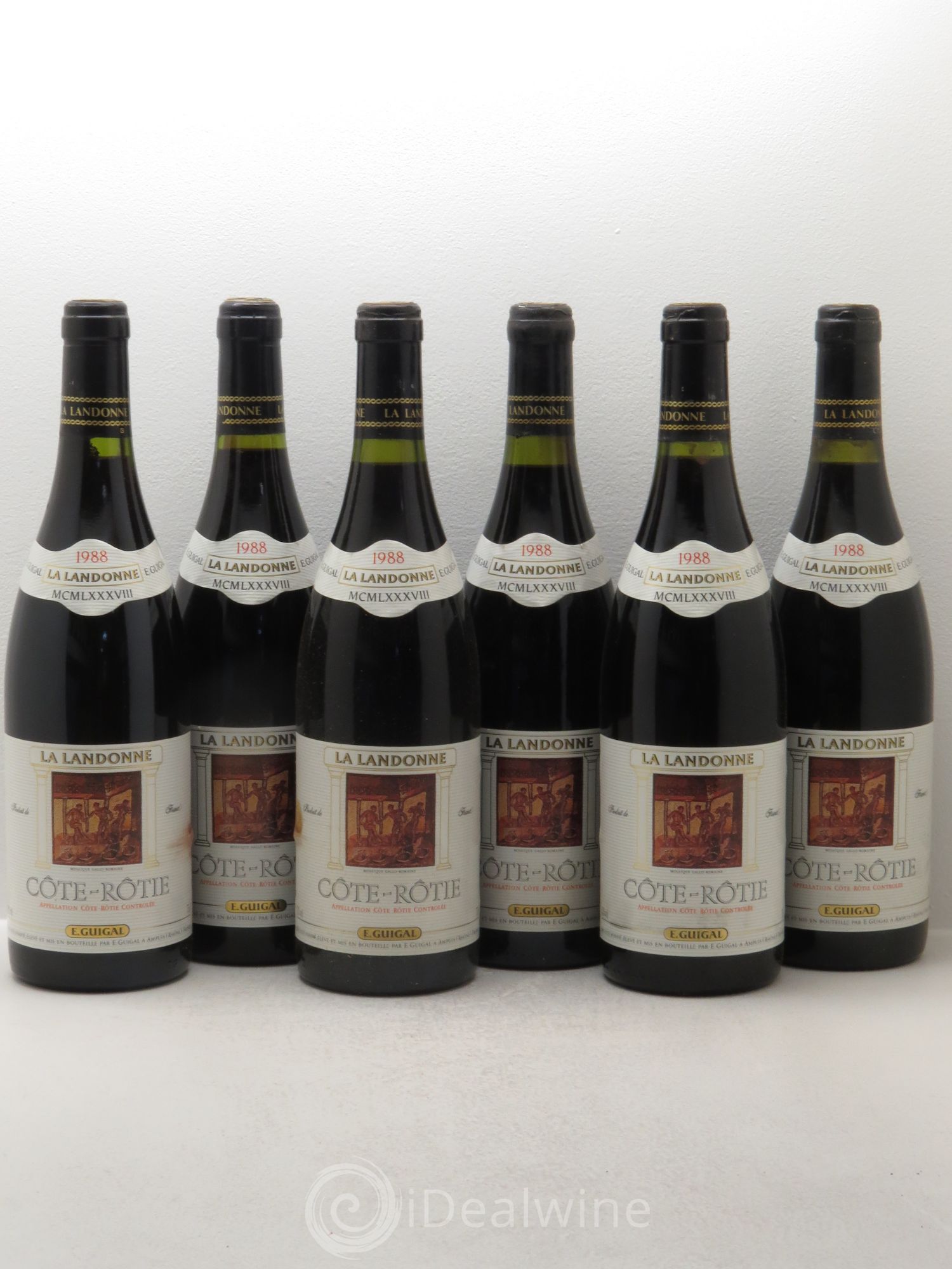 Côte-Rôtie La Landonne Guigal 1988 - Lot de 6 bouteilles - 0