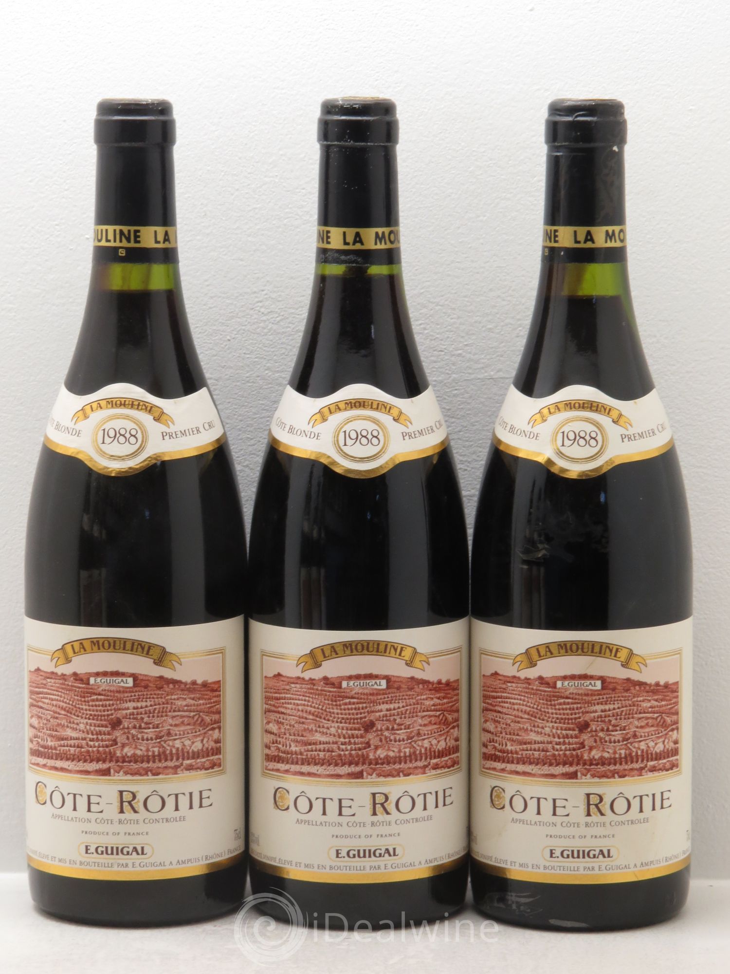 Côte-Rôtie La Mouline Guigal 1988 - Lot de 6 bouteilles - 1