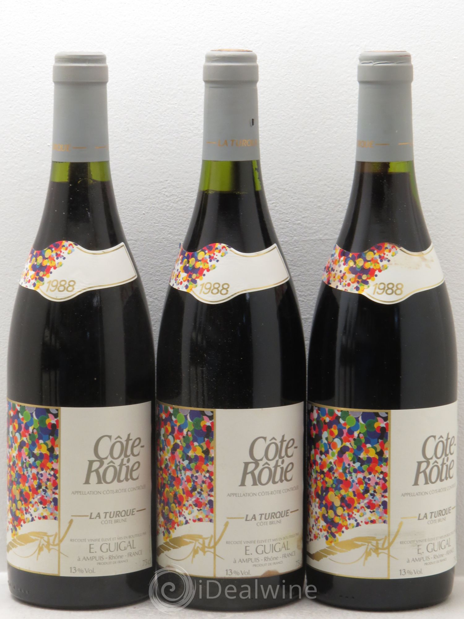 Côte-Rôtie La Turque Guigal 1988 - Lot de 6 bouteilles - 1