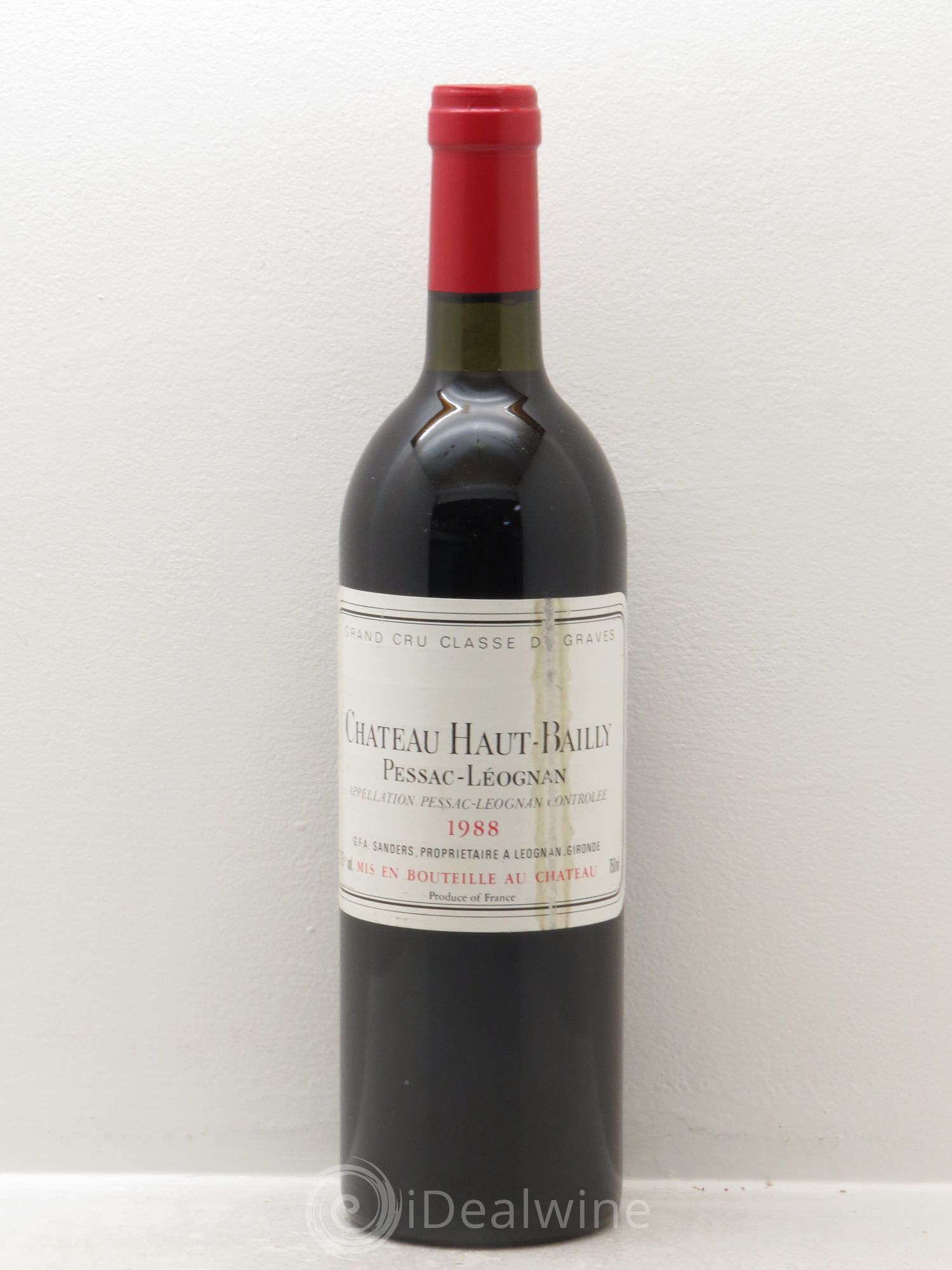 Château Haut-Bailly Cru Classé de Graves 1988 - Lot de 1 bouteille - 0