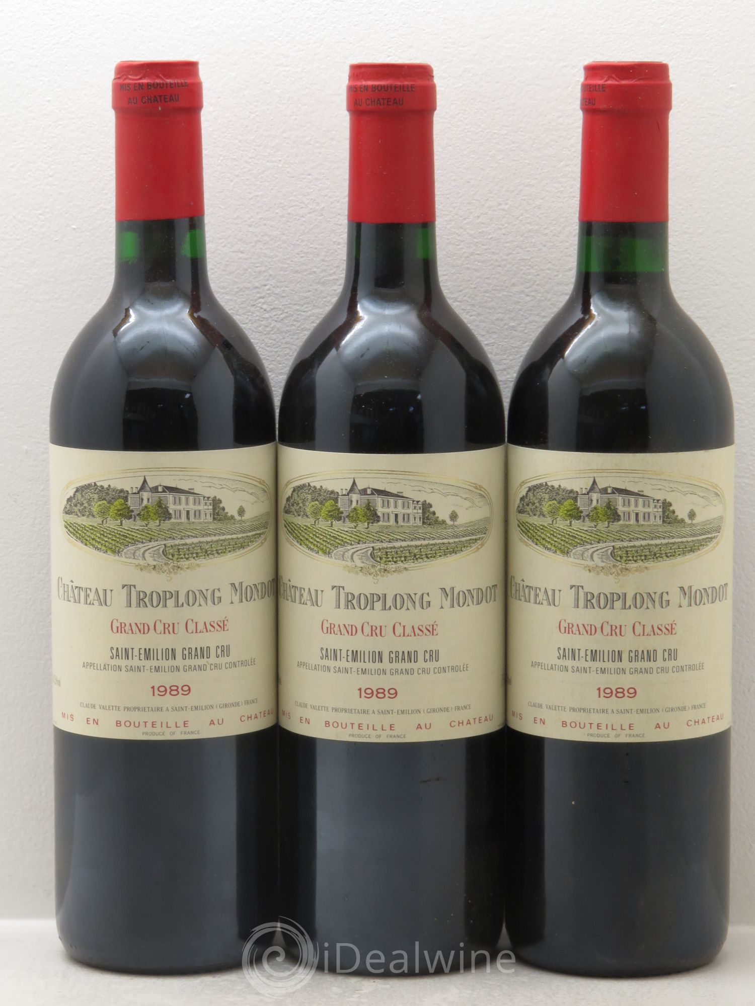 Château Troplong Mondot 1er Grand Cru Classé B 1989 - Lot de 12 bouteilles - 4