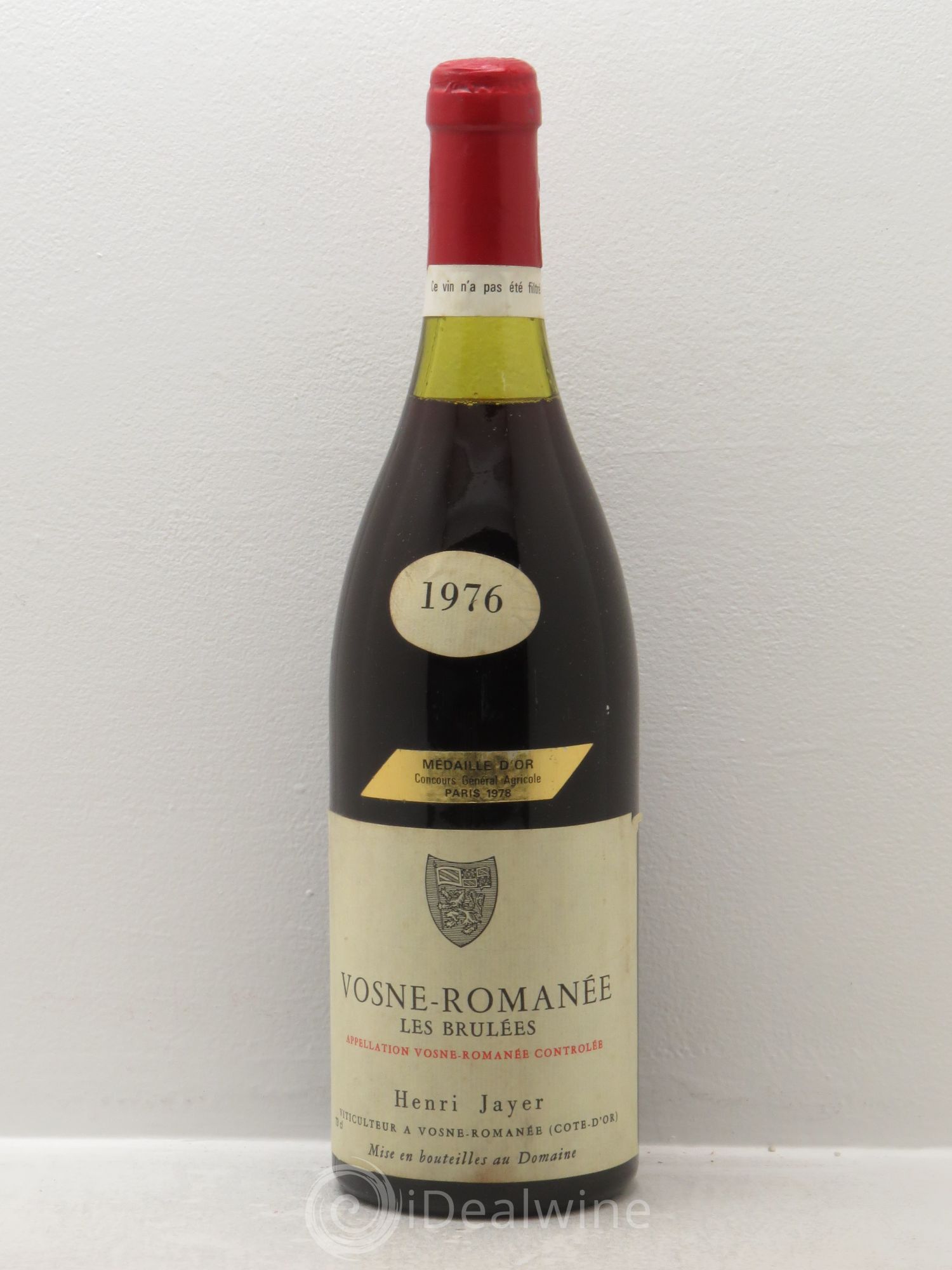 Vosne-Romanée 1er Cru Les Brûlées Henri Jayer 1976 - Lot de 1 bouteille - 0