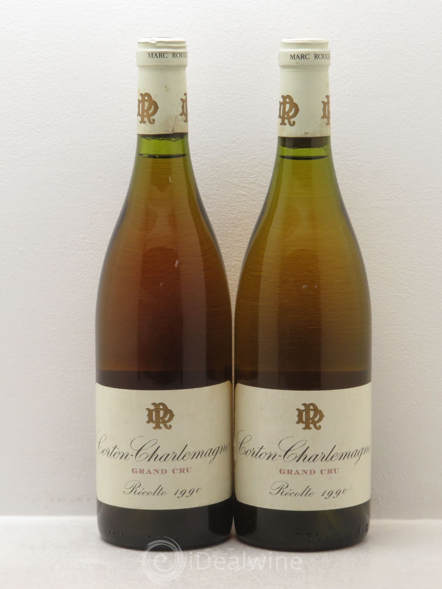 Corton-Charlemagne Grand Cru 1990 - Lot de 2 bouteilles - 0