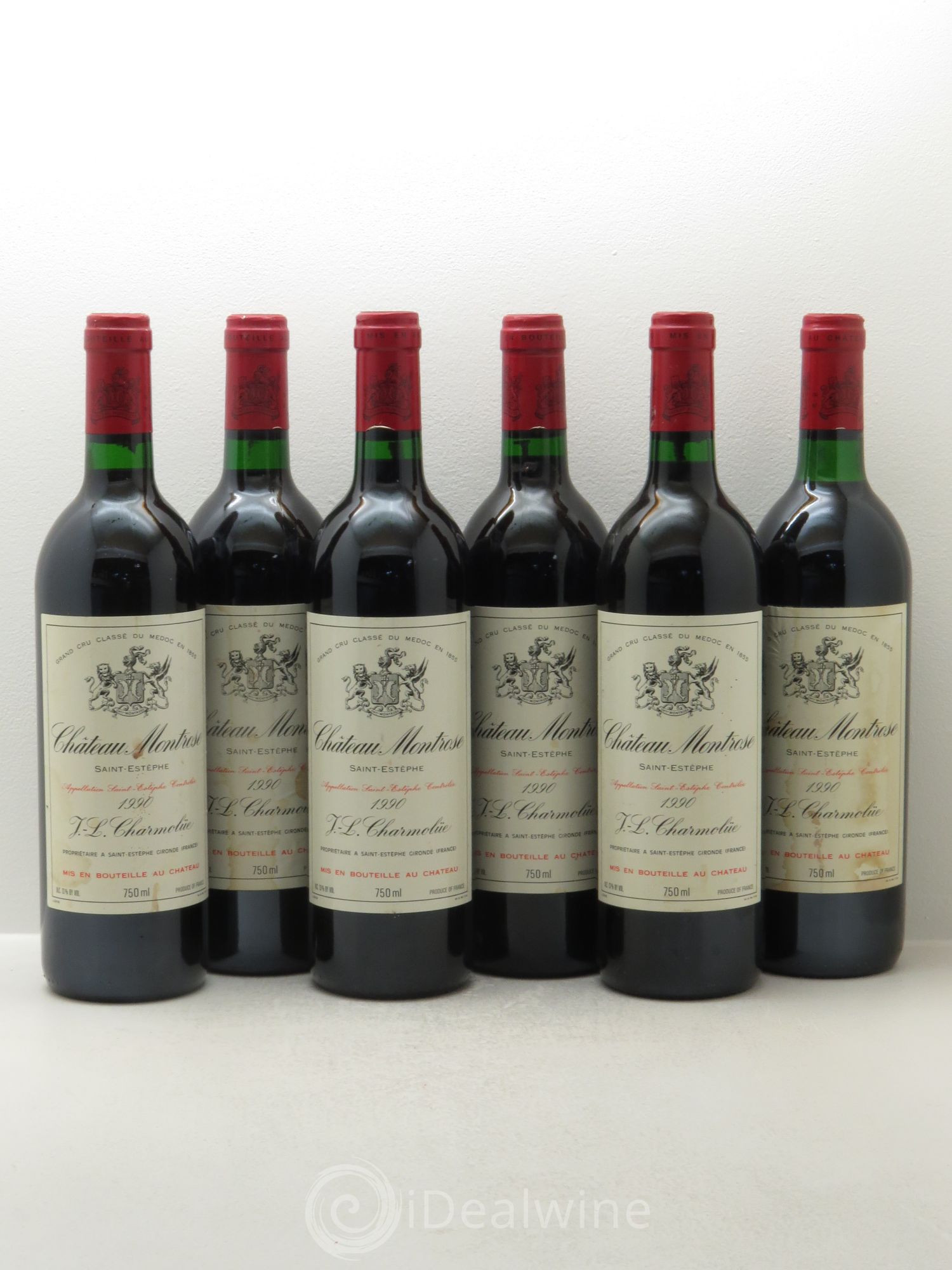 Château Montrose 2ème Grand Cru Classé 1990 - Lot de 6 bouteilles - 0
