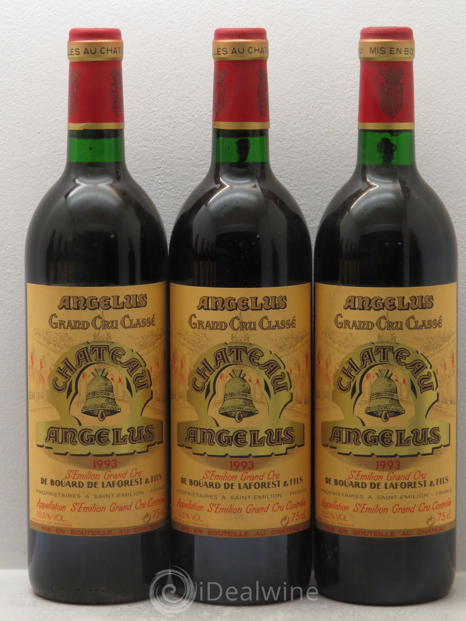 Château Angélus 1er Grand Cru Classé A 1993 - Lot de 12 bouteilles - 2