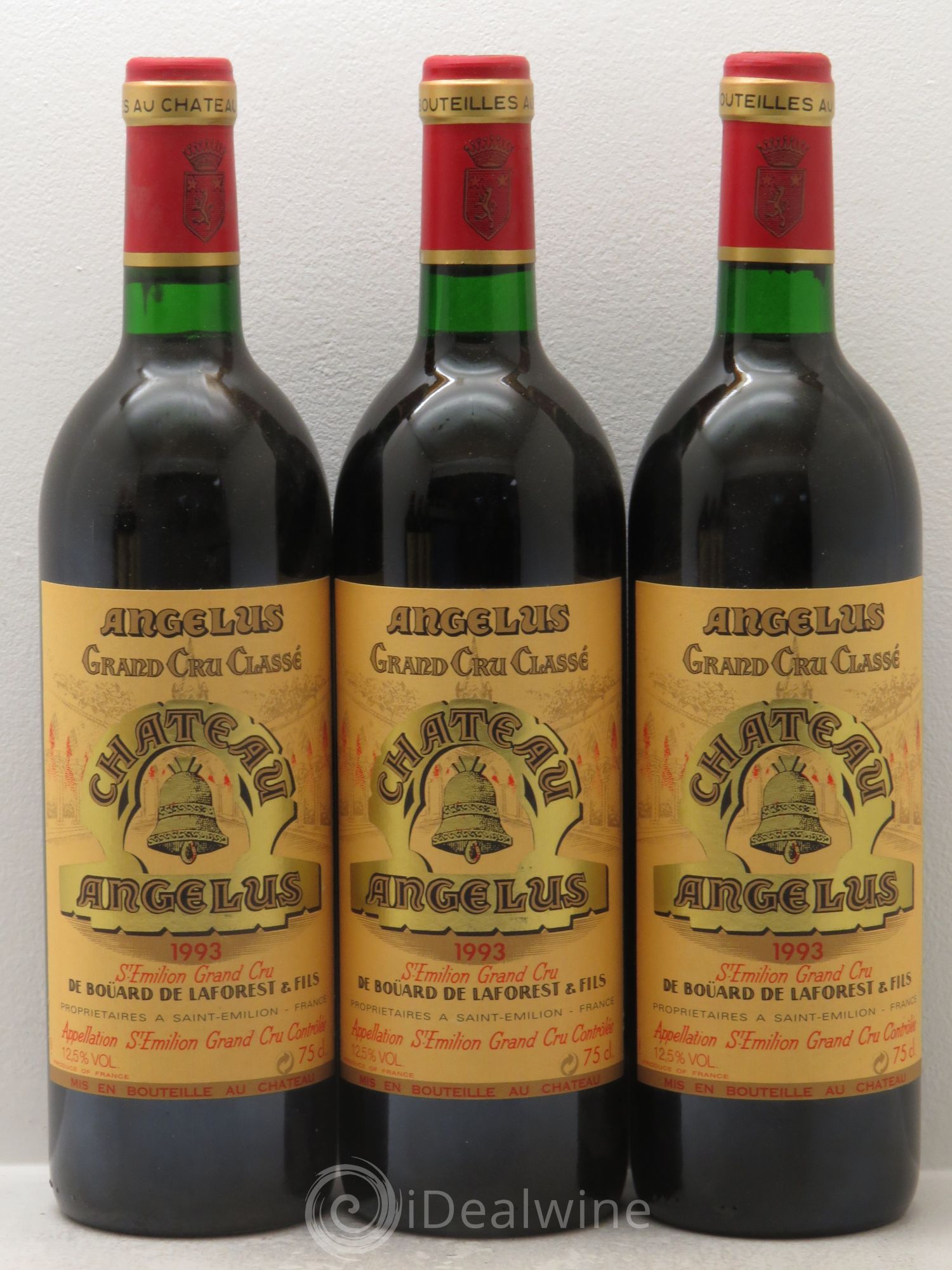 Château Angélus 1er Grand Cru Classé A 1993 - Lot de 12 bouteilles - 3