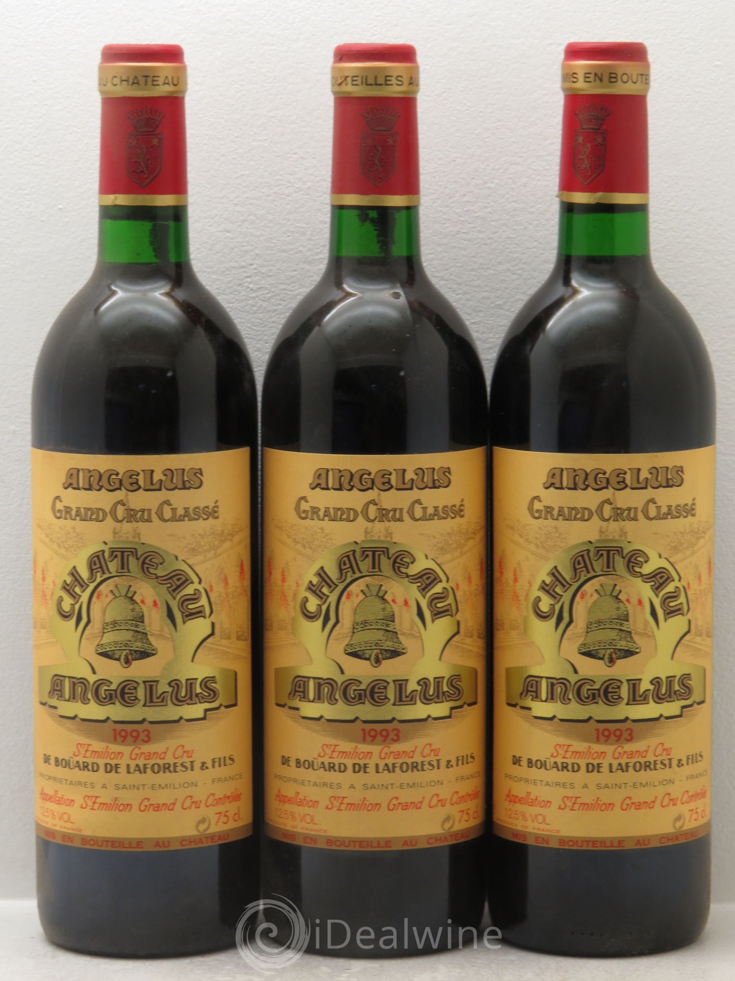 Château Angélus 1er Grand Cru Classé A 1993 - Lot de 12 bouteilles - 4