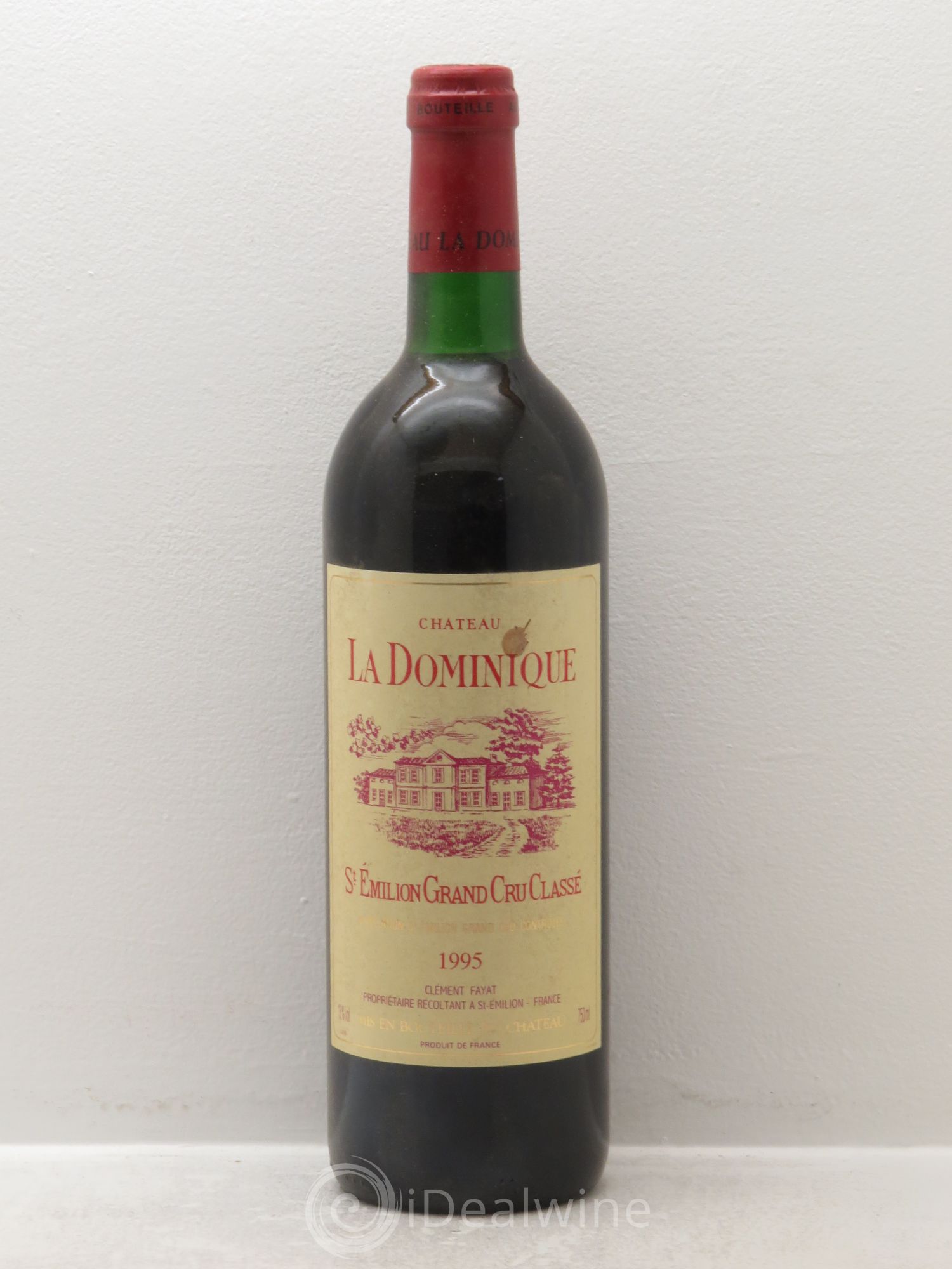 Château la Dominique Grand Cru Classé 1995 - Lot de 6 bouteilles - 0