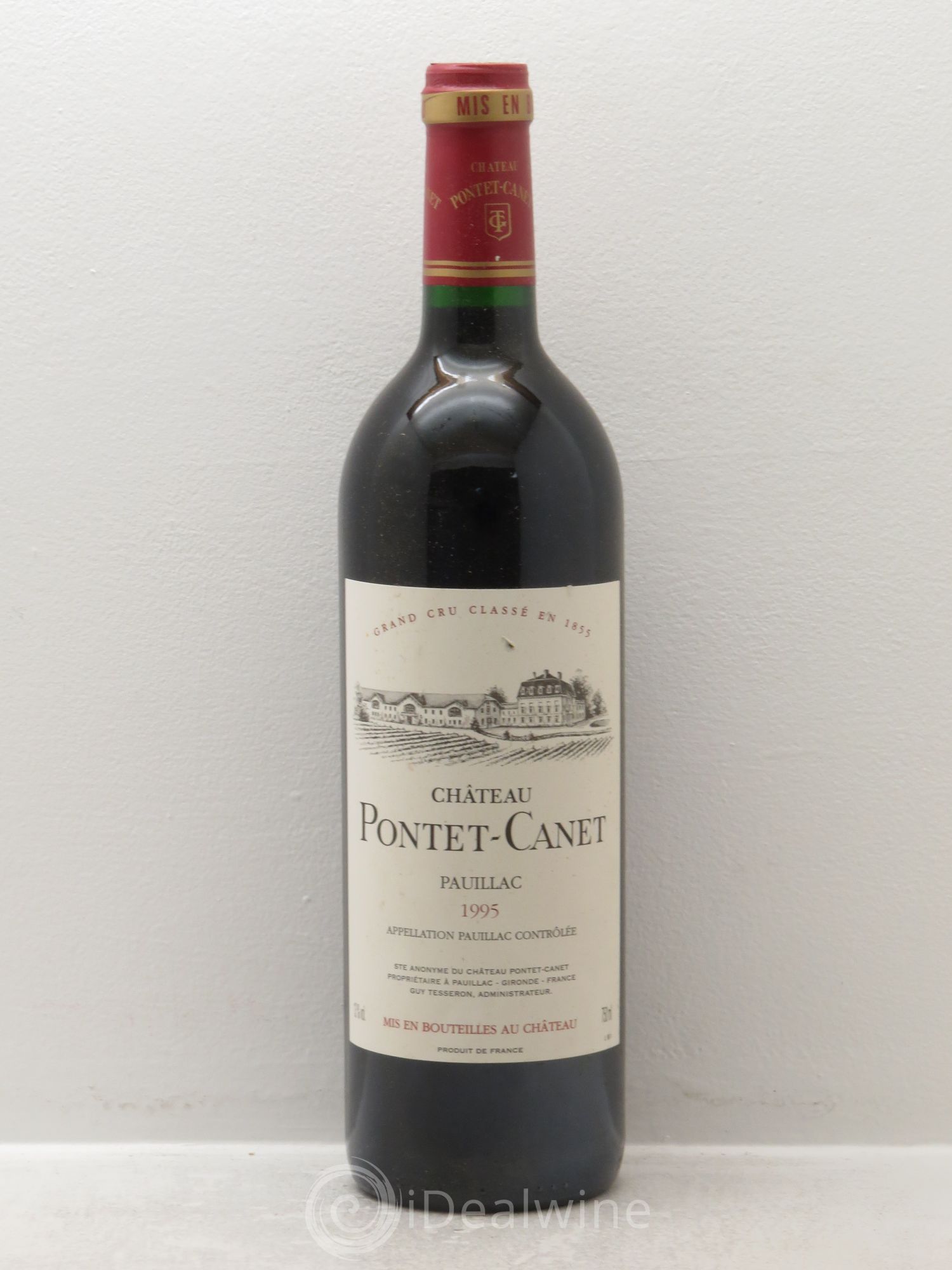 Château Pontet Canet 5ème Grand Cru Classé 1995 - Lot de 6 bouteilles - 0