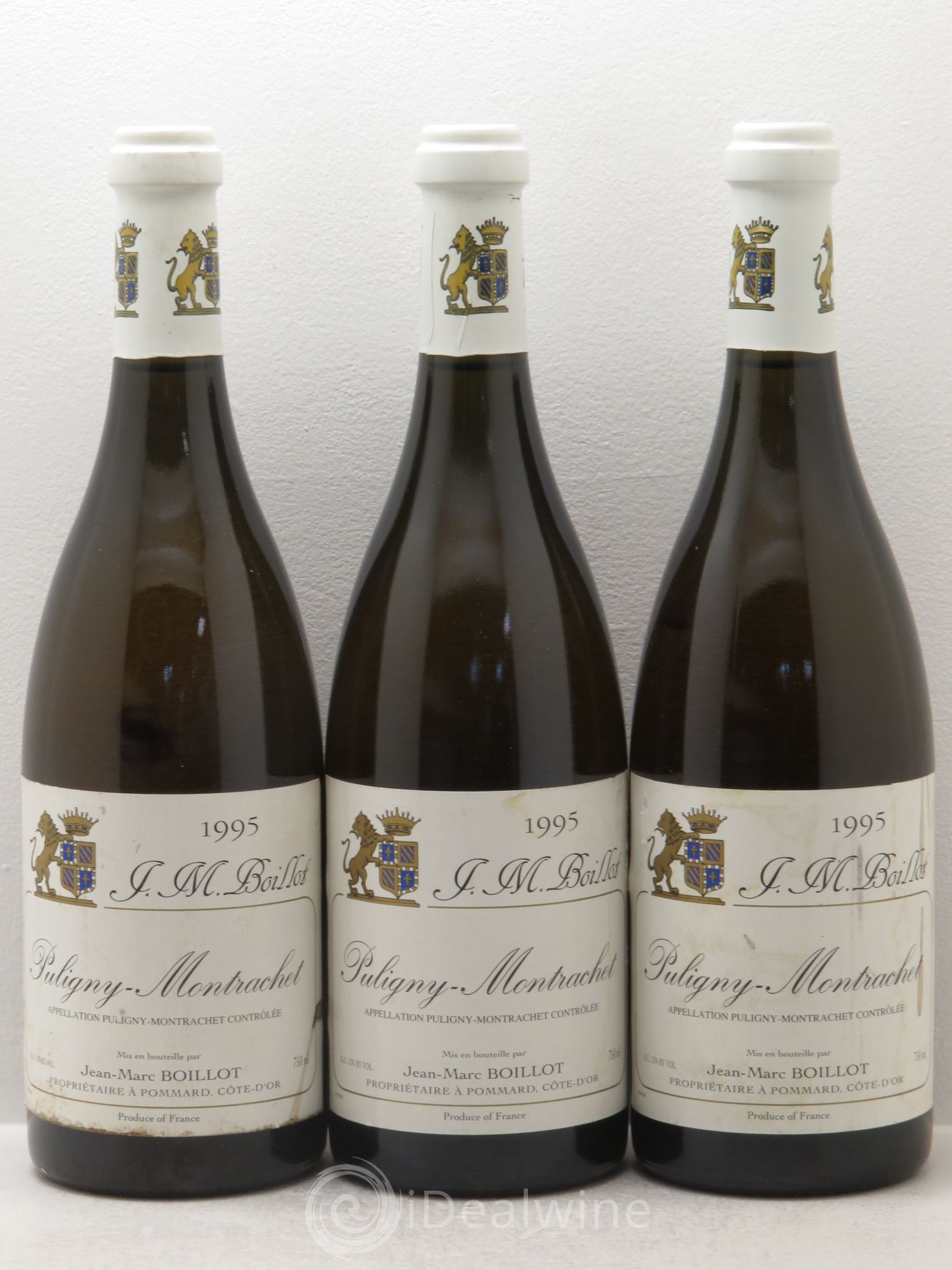 Puligny-Montrachet 1995 - Lot de 3 bouteilles - 0