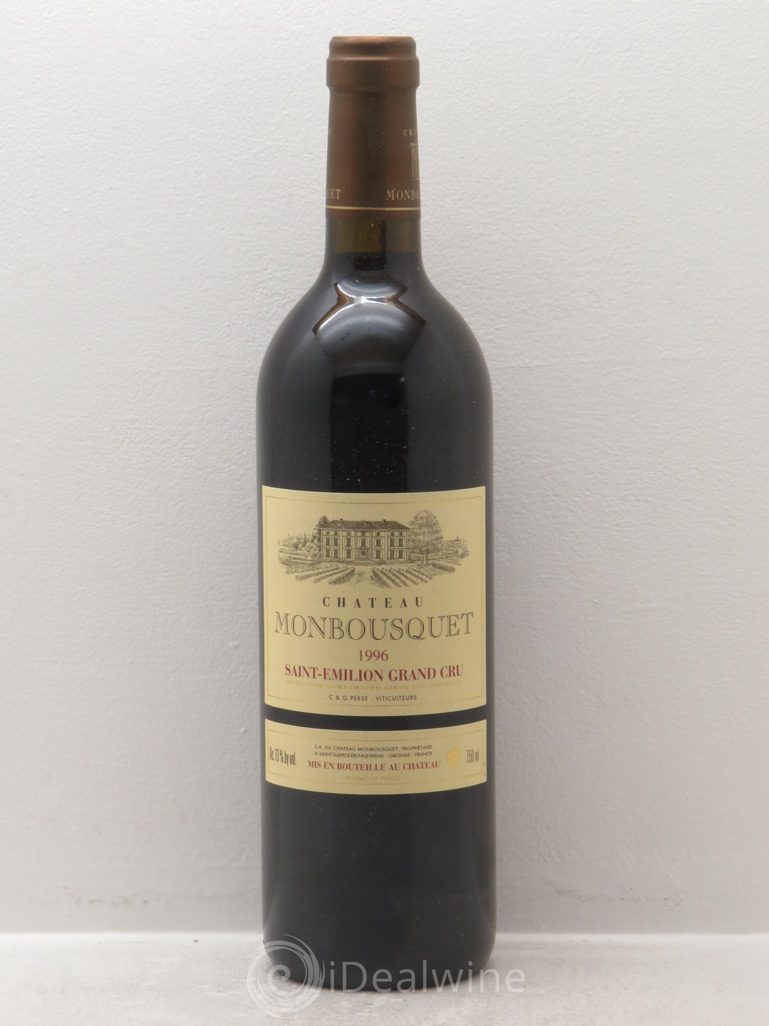 Château Monbousquet Grand Cru Classé 1996 - Lot de 12 bouteilles - 0