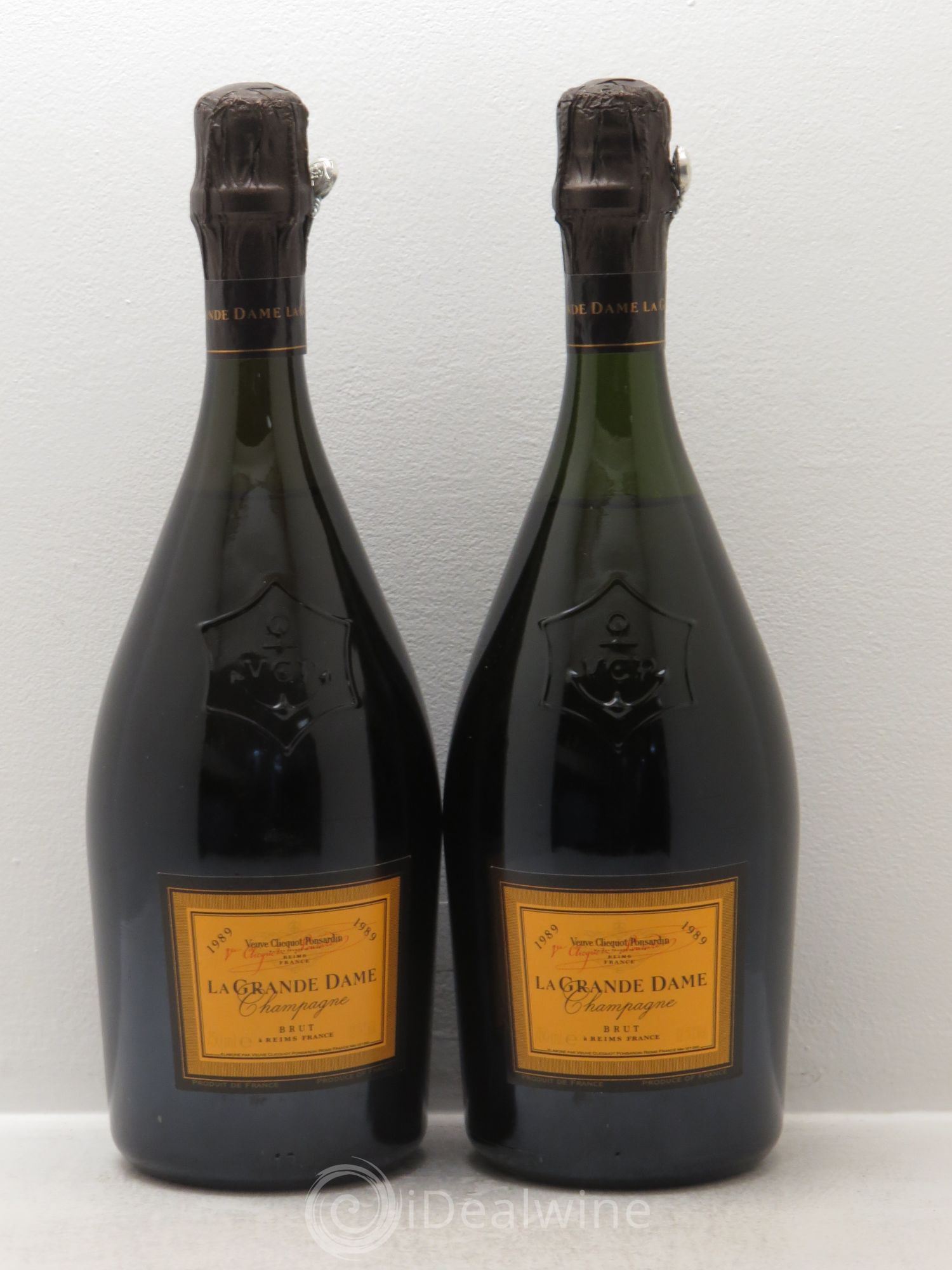 La Grande Dame Veuve Clicquot 1989 - Lot de 2 bouteilles - 0