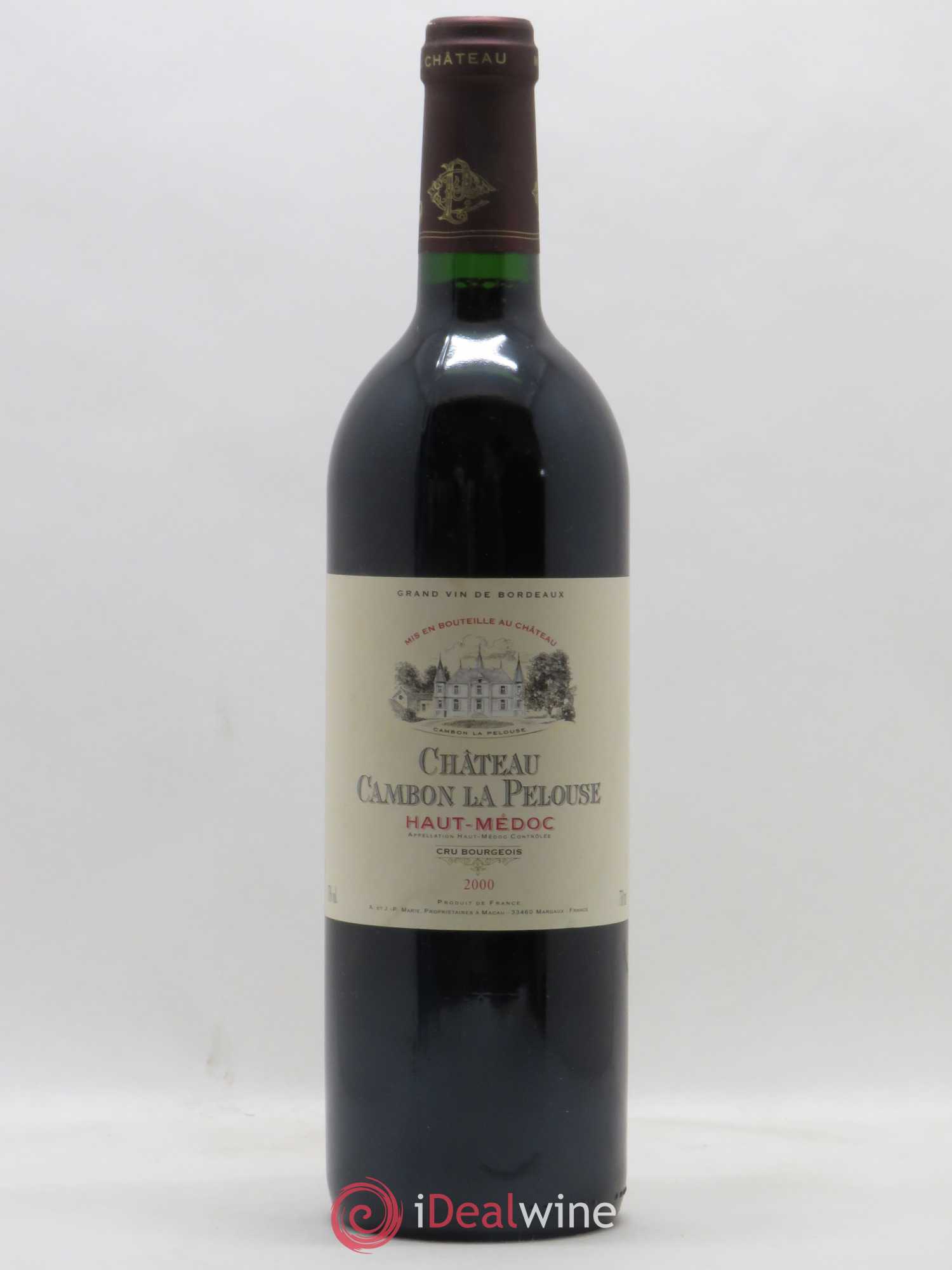Château Cambon la Pelouse Cru Bourgeois 2000 - Lot de 1 bouteille - 0