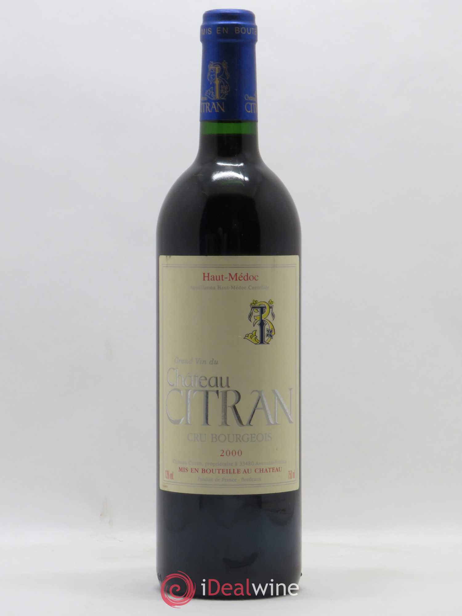 Château Citran Cru Bourgeois 2000 - Lot de 1 bouteille - 0