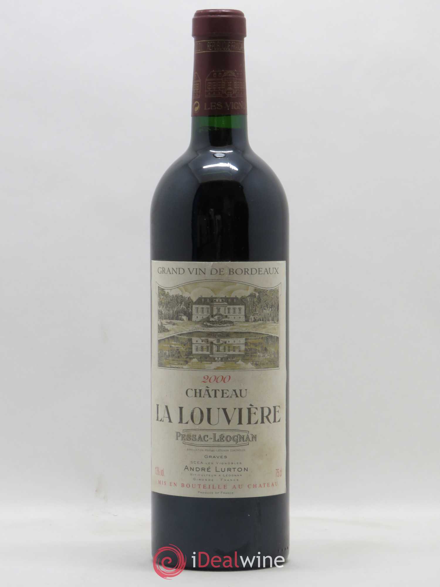 Château la Louvière 2000 - Lot de 1 bouteille - 0