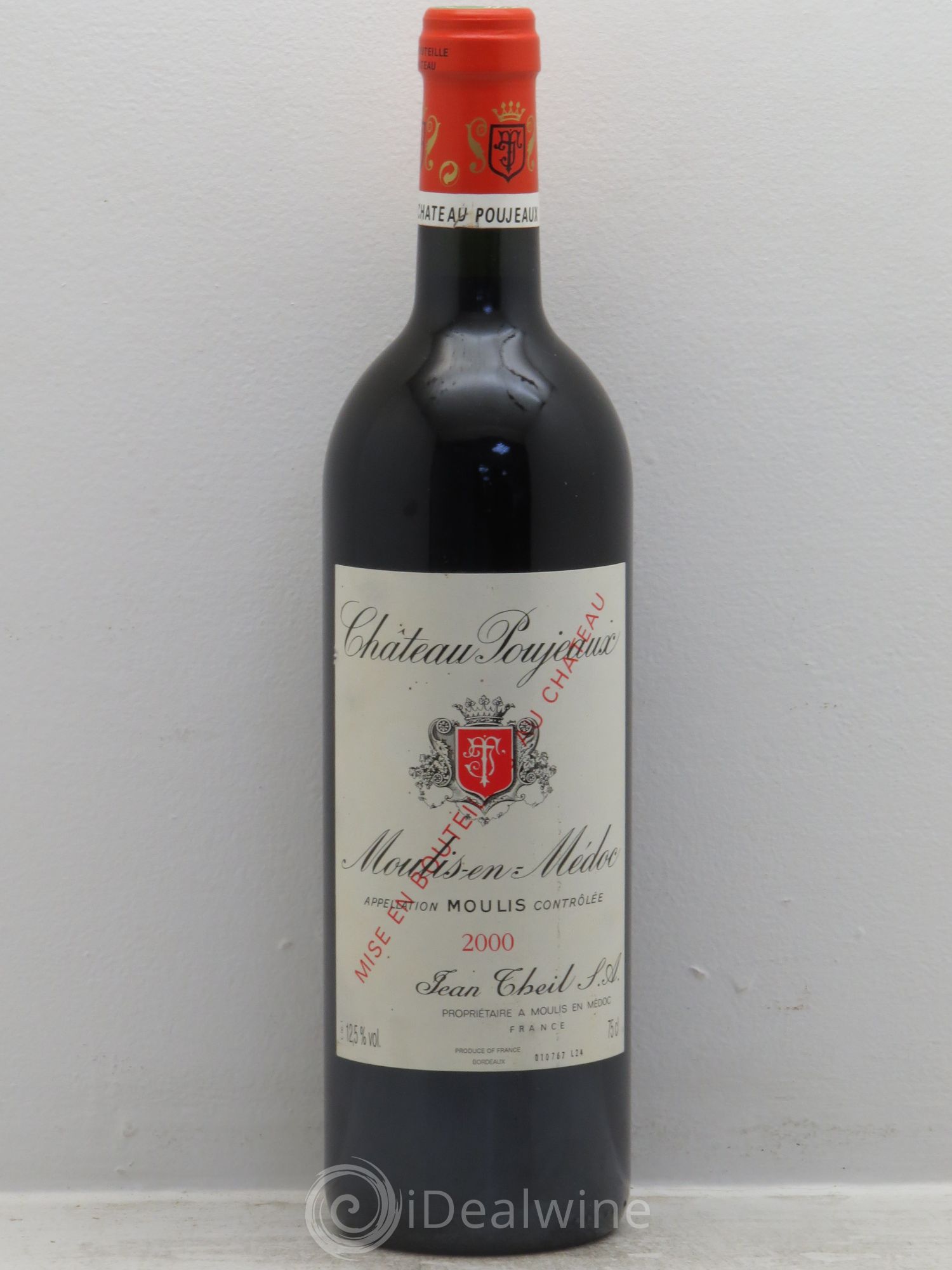 Château Poujeaux 2000 - Lot de 1 bouteille - 0