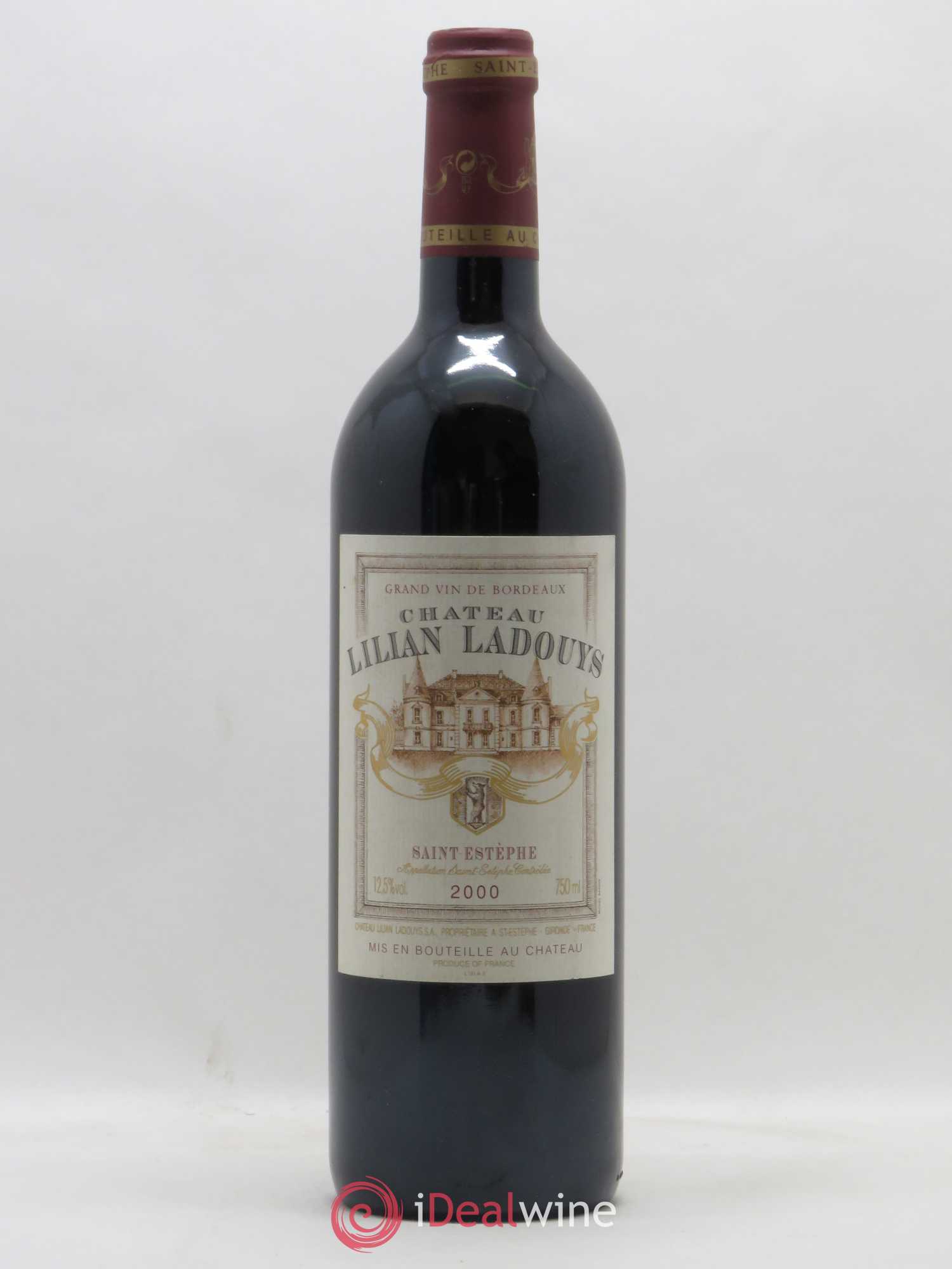 Château Lilian Ladouys Cru Bourgeois 2000 - Lot de 1 bouteille - 0