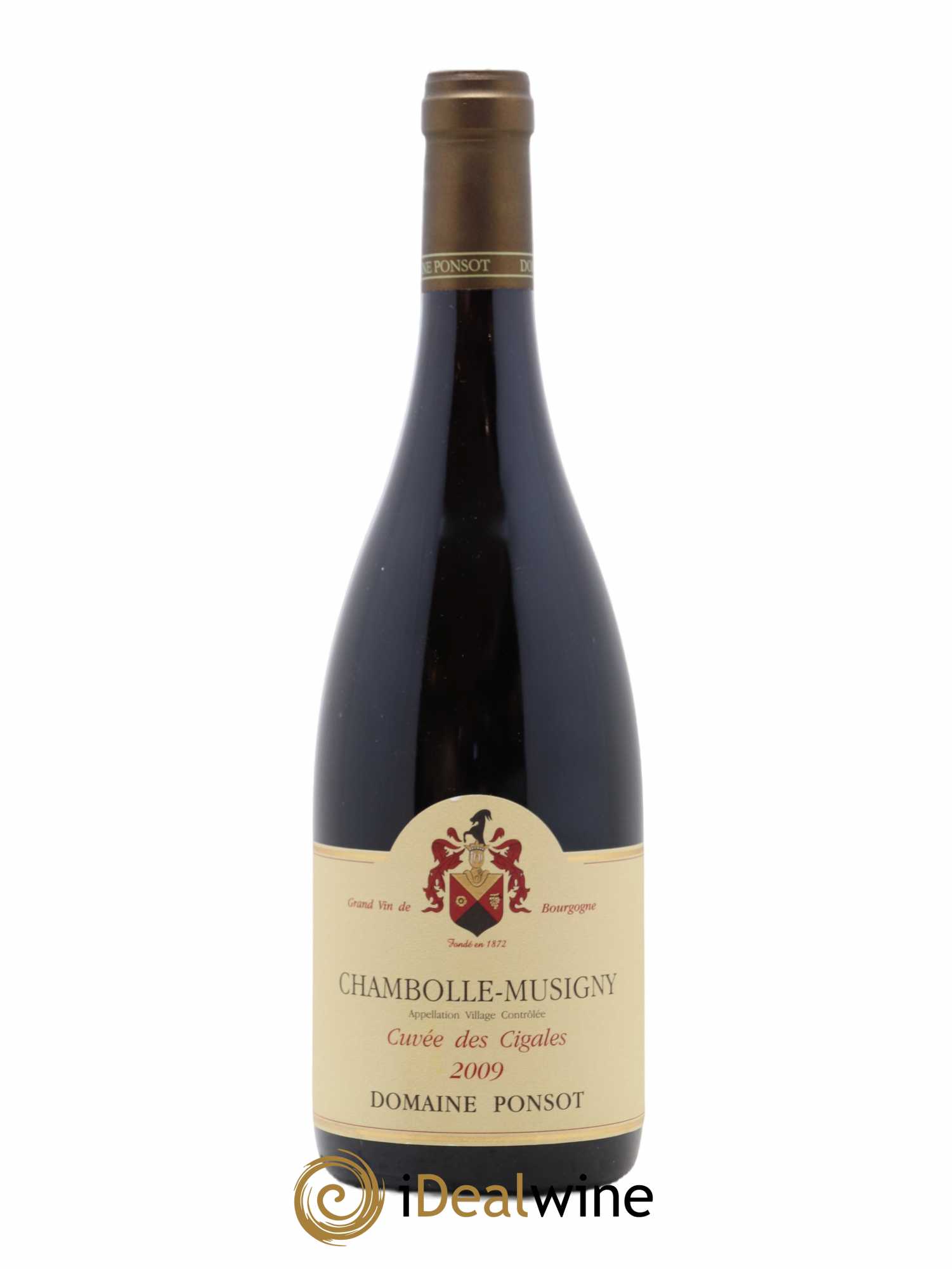 Chambolle-Musigny Cuvée des Cigales Ponsot (Domaine) 2009 - Lot de 1 bouteille - 0