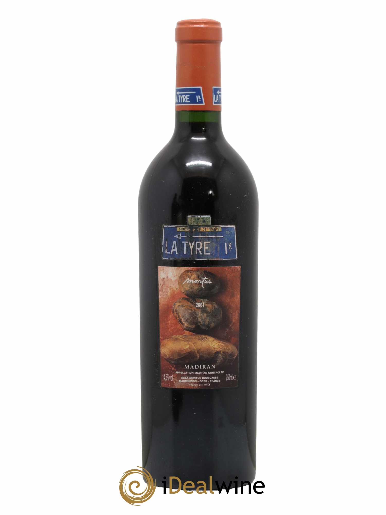 Madiran Château Montus-La Tyre Alain Brumont 2001 - Lot de 1 bouteille - 0