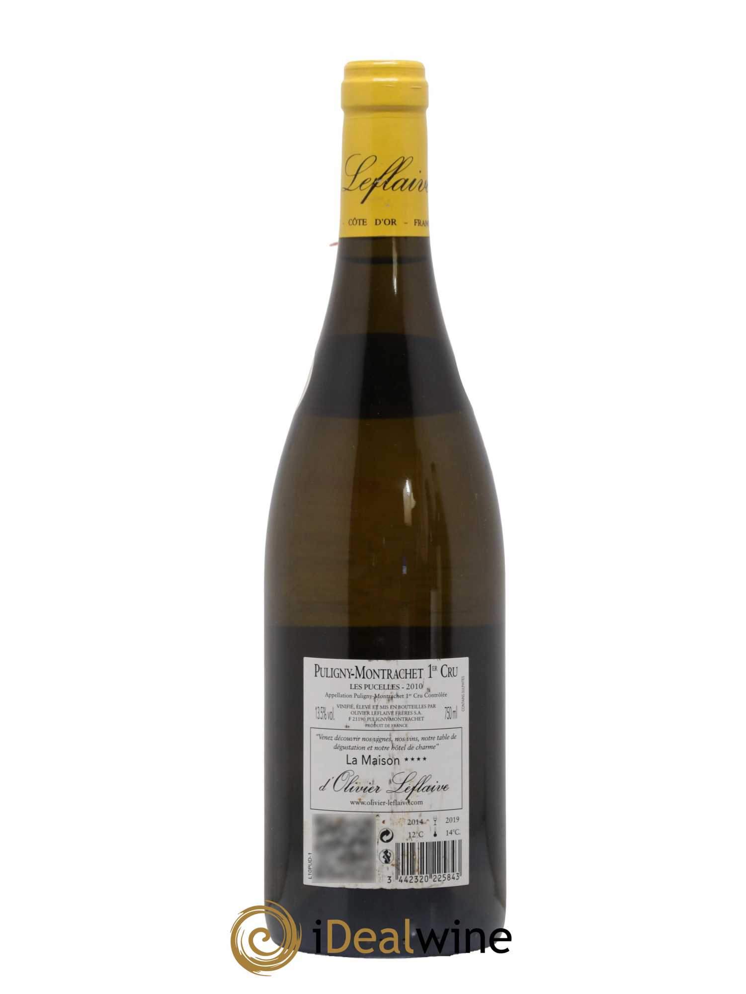 Puligny-Montrachet 1er Cru Les Pucelles Olivier Leflaive 2010 - Lot de 1 bouteille - 1