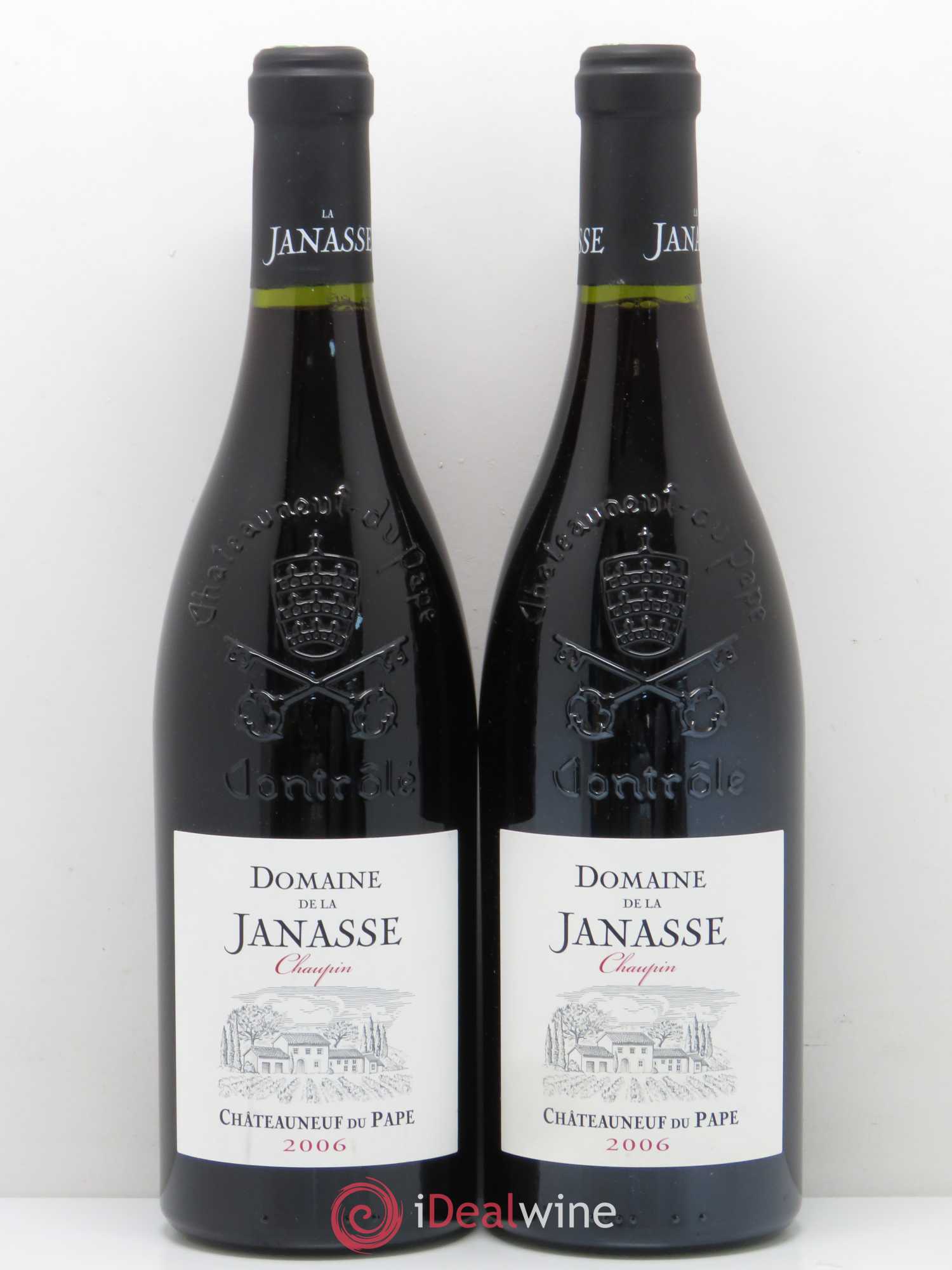 Châteauneuf-du-Pape Cuvée Chaupin La Janasse (Domaine de) (sans prix de réserve) 2006 - Lot de 2 bouteilles - 0