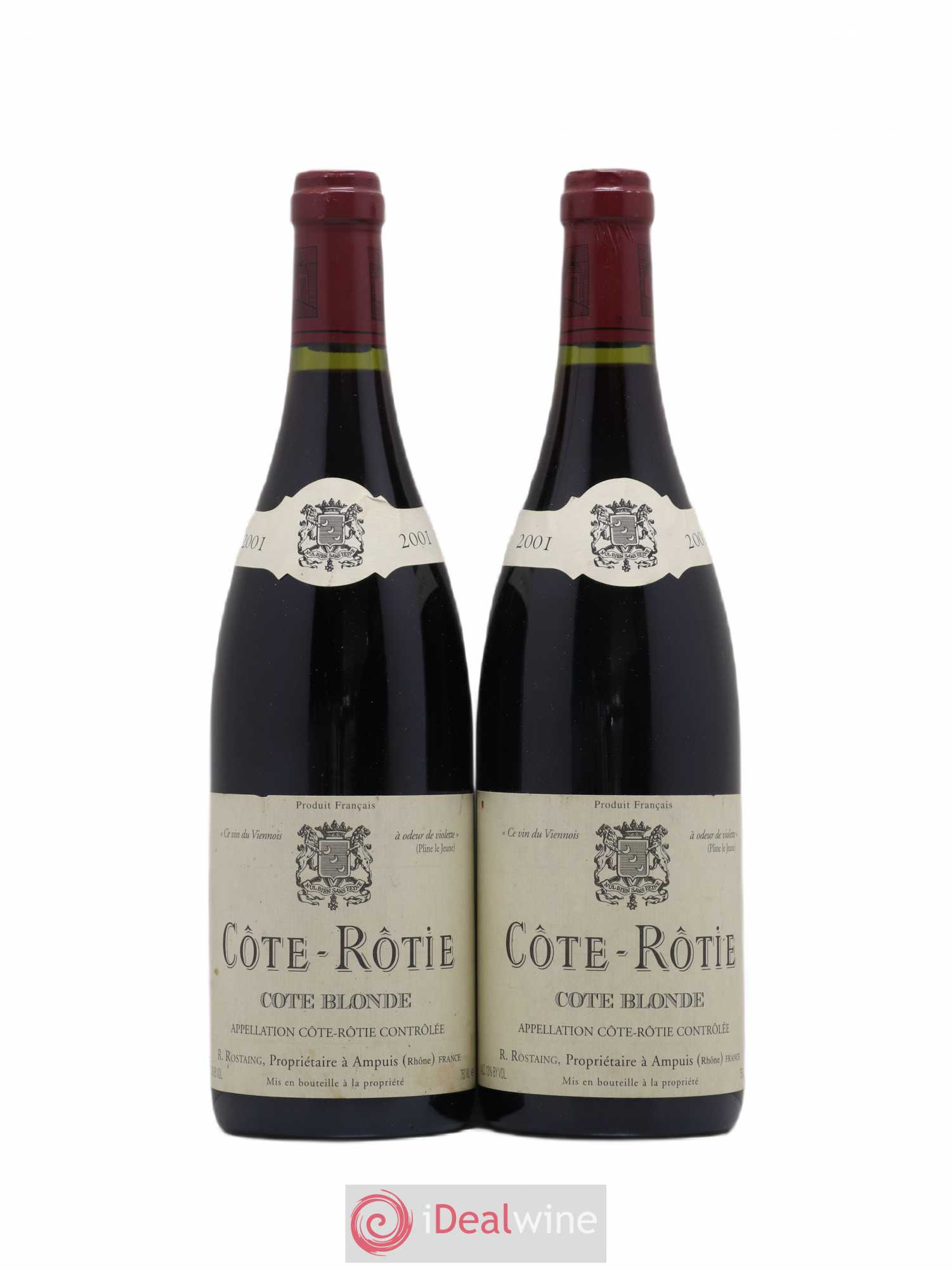 Côte-Rôtie Côte Blonde René Rostaing 2001 - Posten von 2 Flaschen - 0