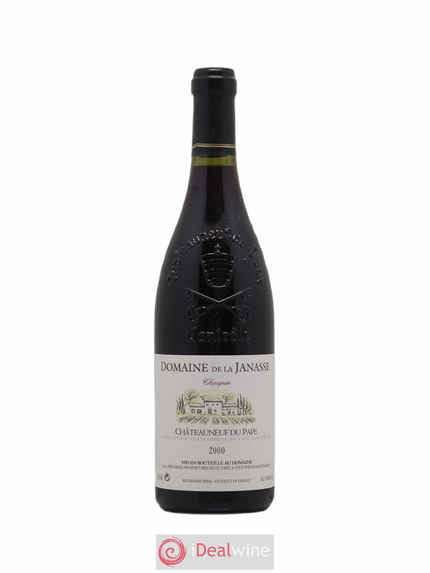 Châteauneuf-du-Pape Cuvée Chaupin La Janasse (Domaine de) 2000 - Lot de 1 bouteille - 0