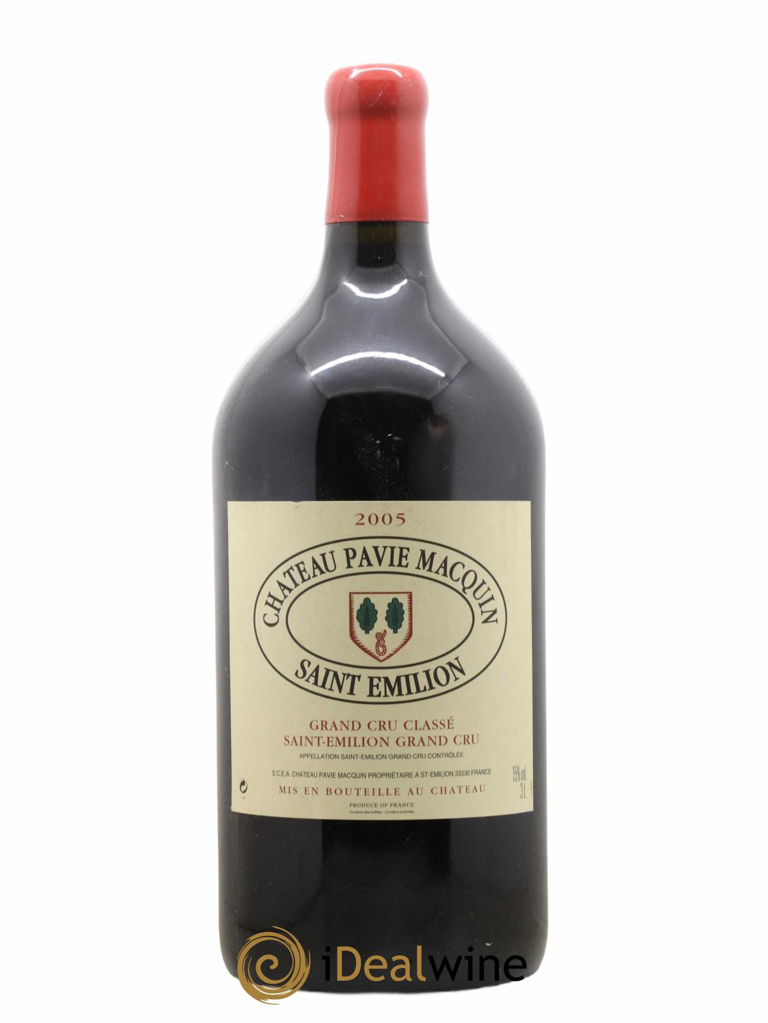 Château Pavie Macquin 1er Grand Cru Classé B 2005 - Lot de 1 double magnum - 0