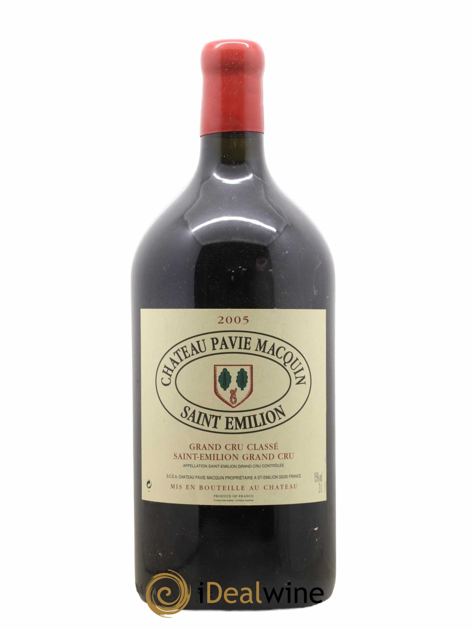 Château Pavie Macquin 1er Grand Cru Classé B 2005 - Lot de 1 double magnum - 0
