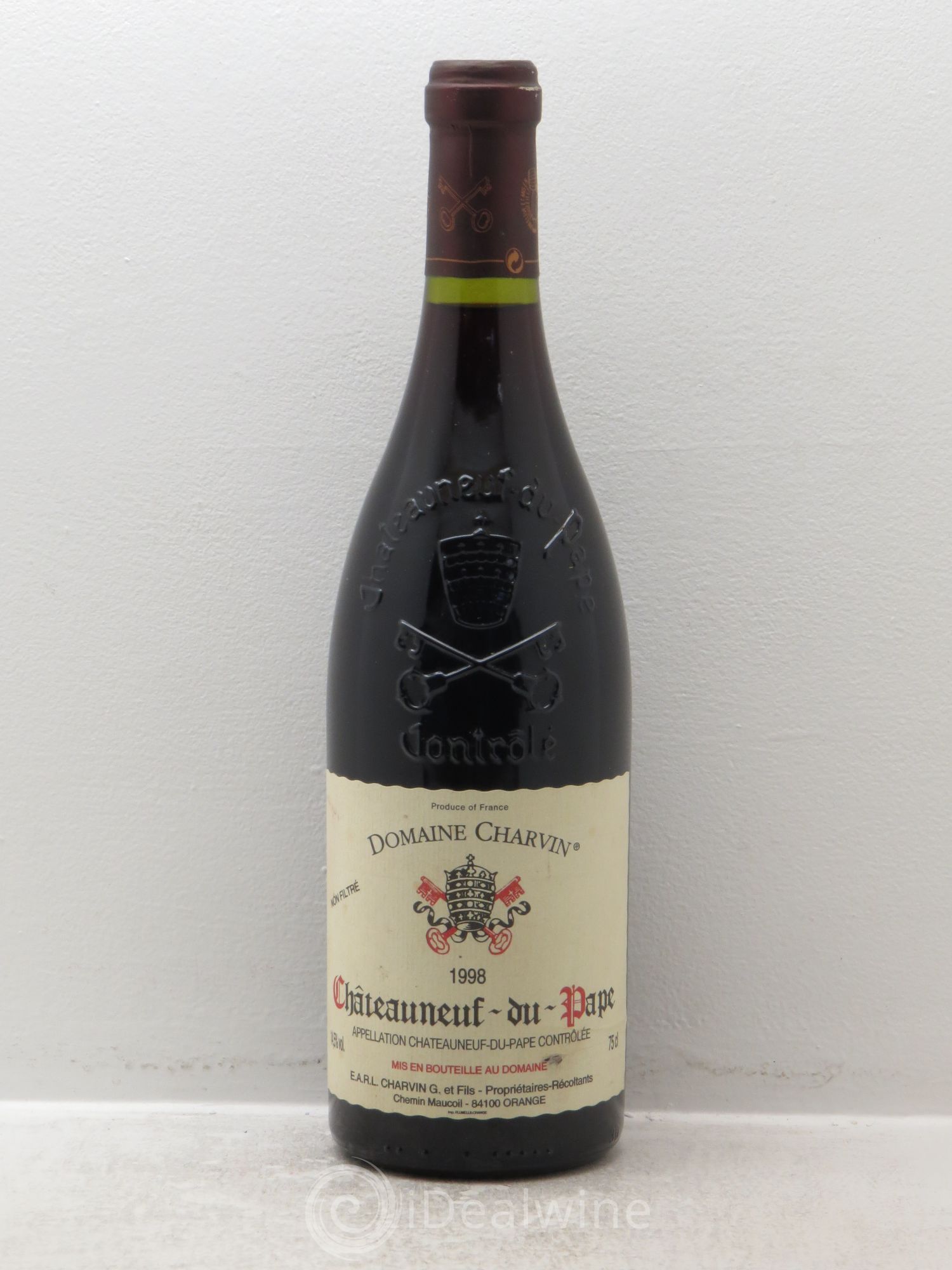 Châteauneuf-du-Pape Charvin (Domaine) 1998 - Lot de 6 bouteilles - 0