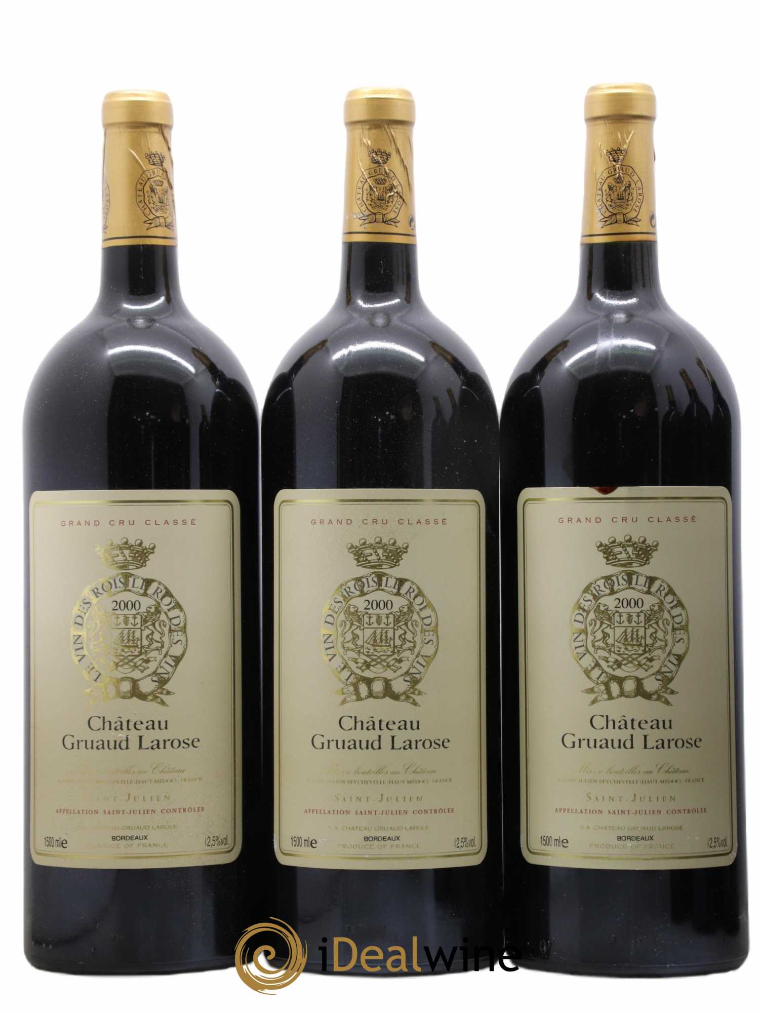 Château Gruaud Larose 2ème Grand Cru Classé 2000 - Lot de 6 magnums - 1