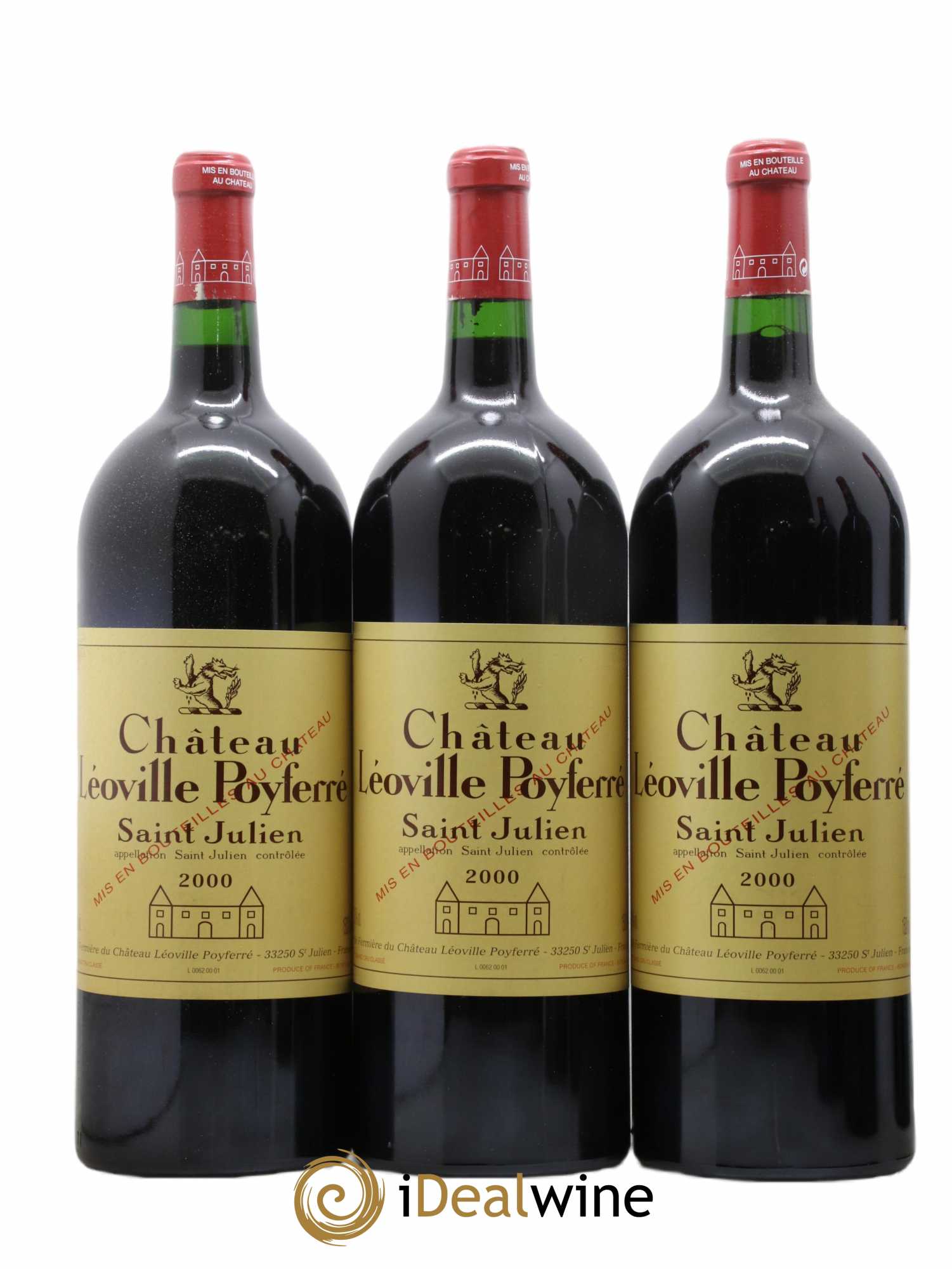Château Léoville Poyferré 2ème Grand Cru Classé 2000 - Lot de 6 magnums - 1