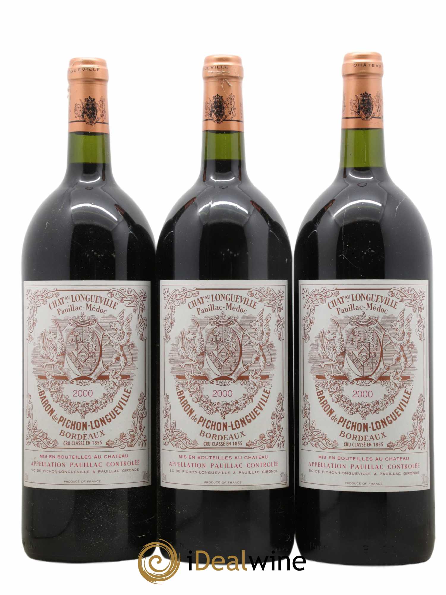 Pichon Longueville Baron 2ème Grand Cru Classé 2000 - Lot de 6 magnums - 2