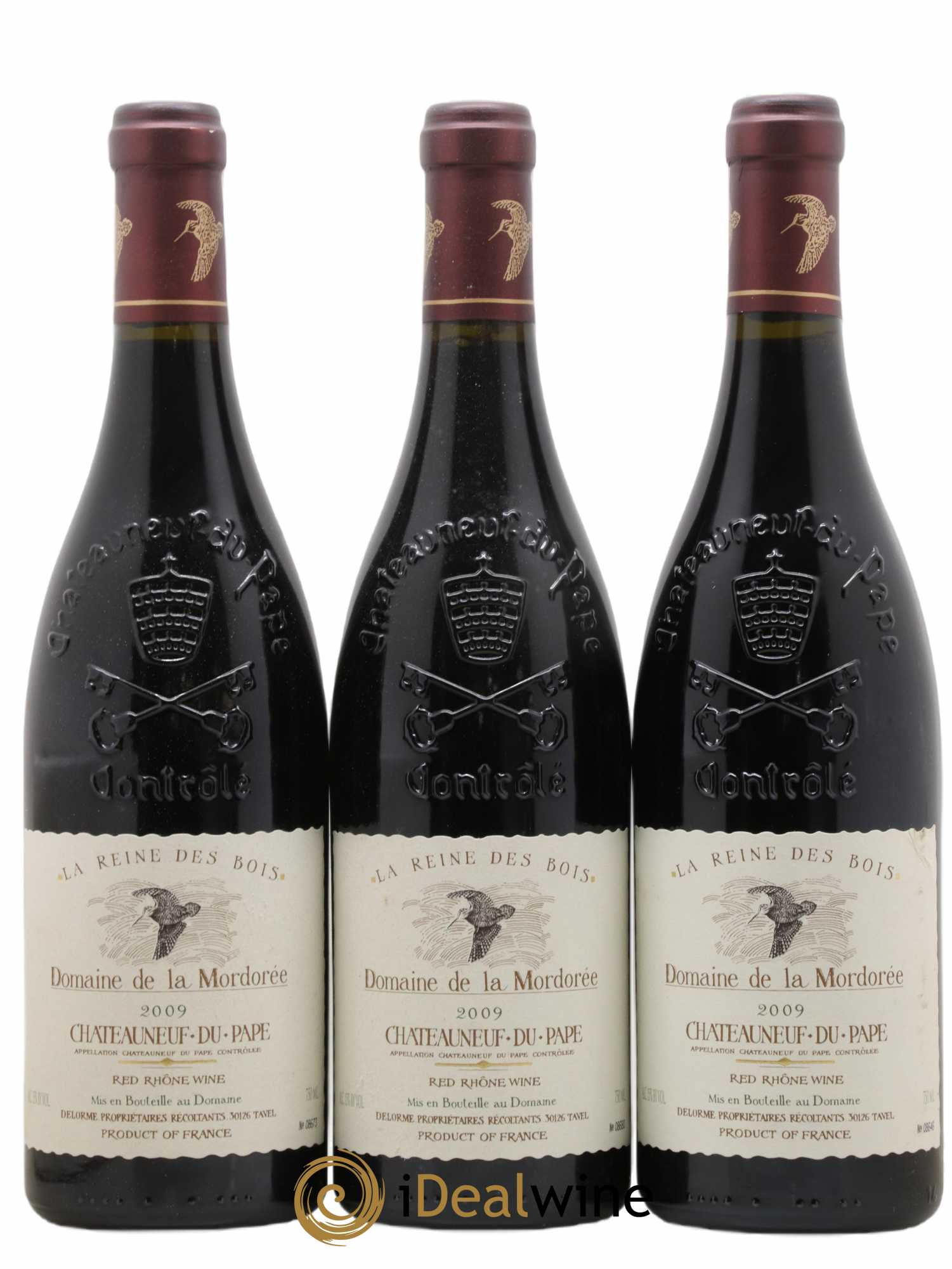 Châteauneuf-du-Pape Domaine de La Mordorée (Domaine de) 2009 - Lot de 3 bouteilles - 0